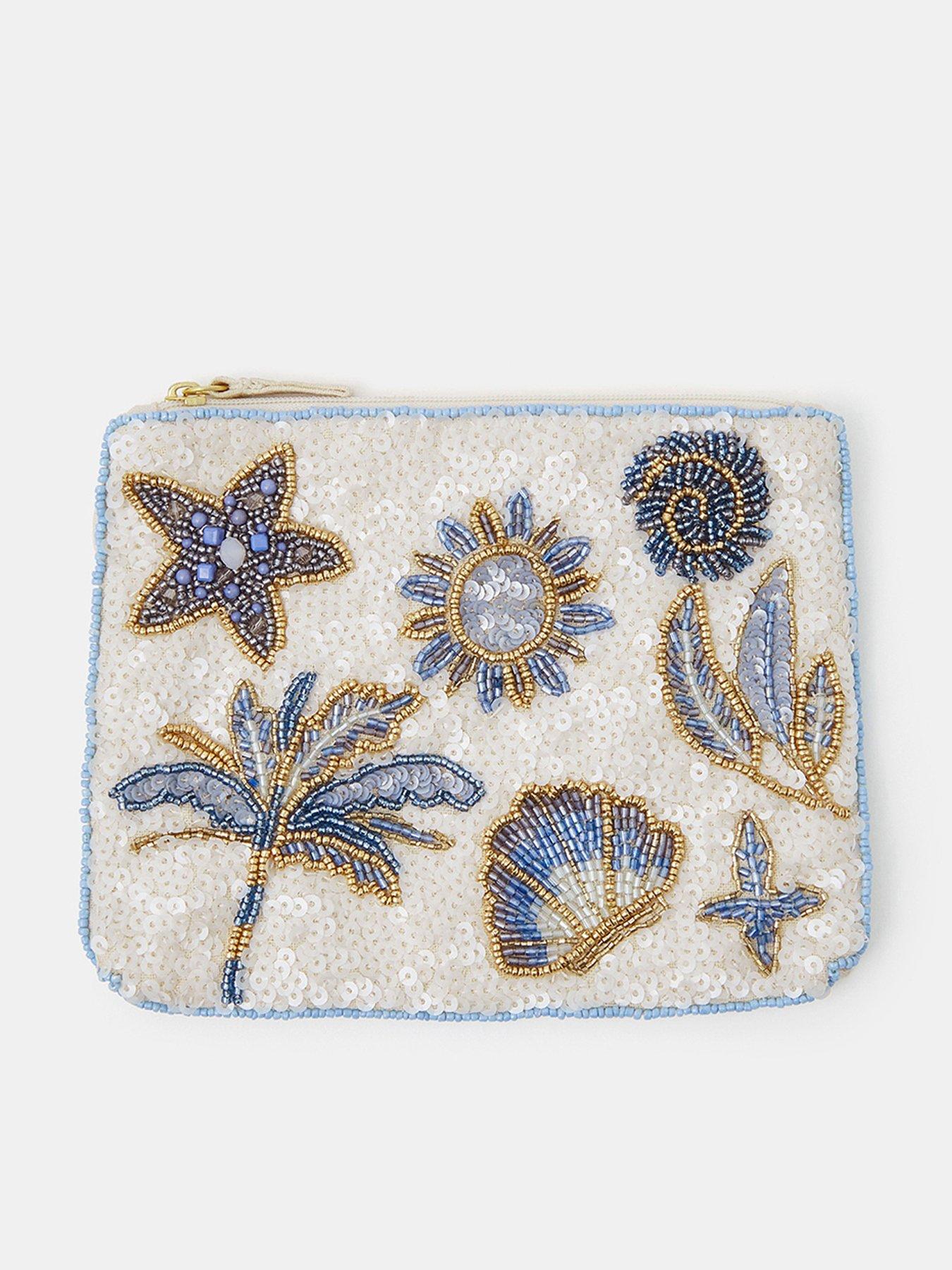 Image 1 of 3 of Accessorize Beach Sequin Pouch