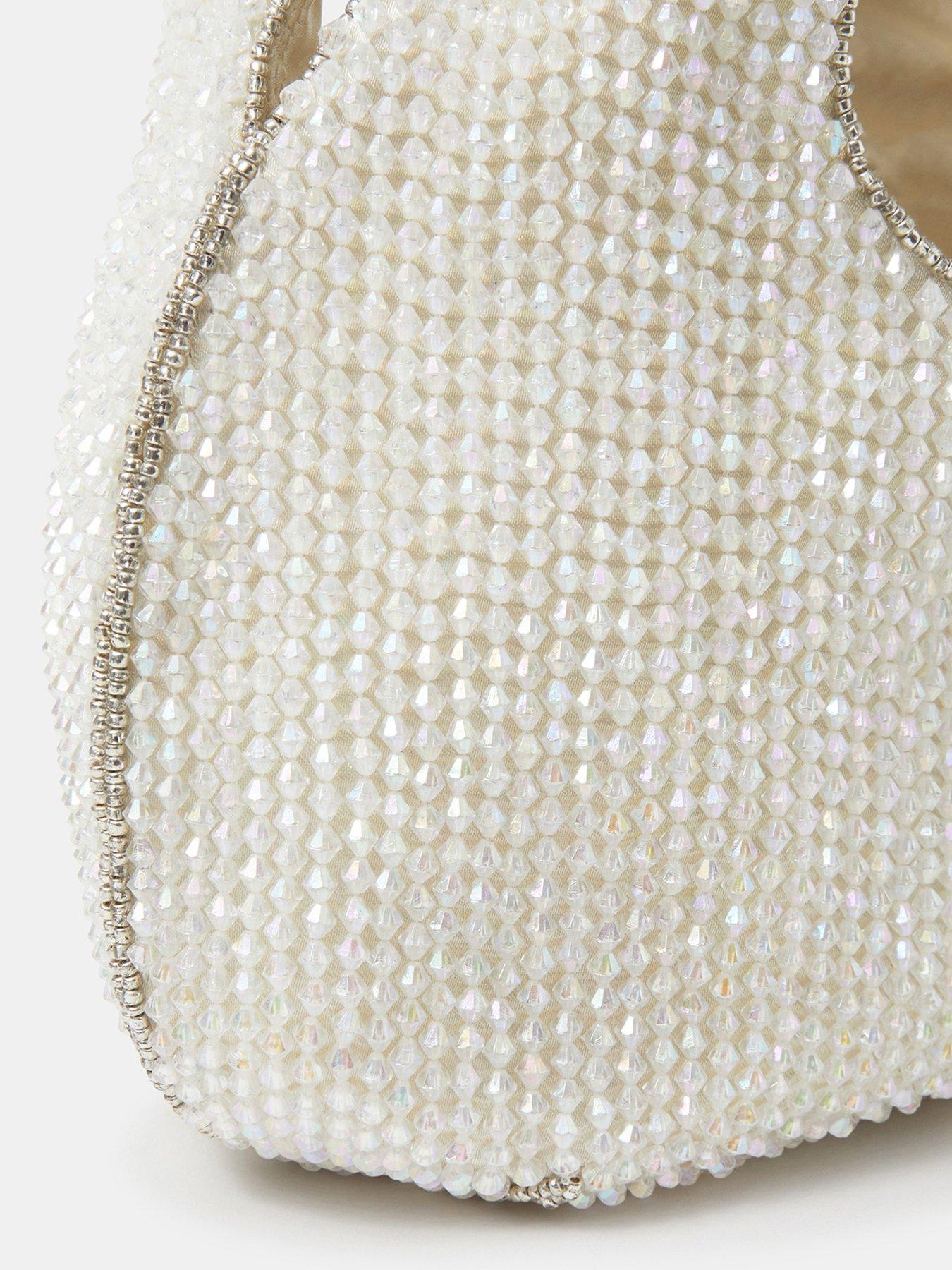 Image 3 of 4 of Accessorize Sparkle Beaded Handheld Bag