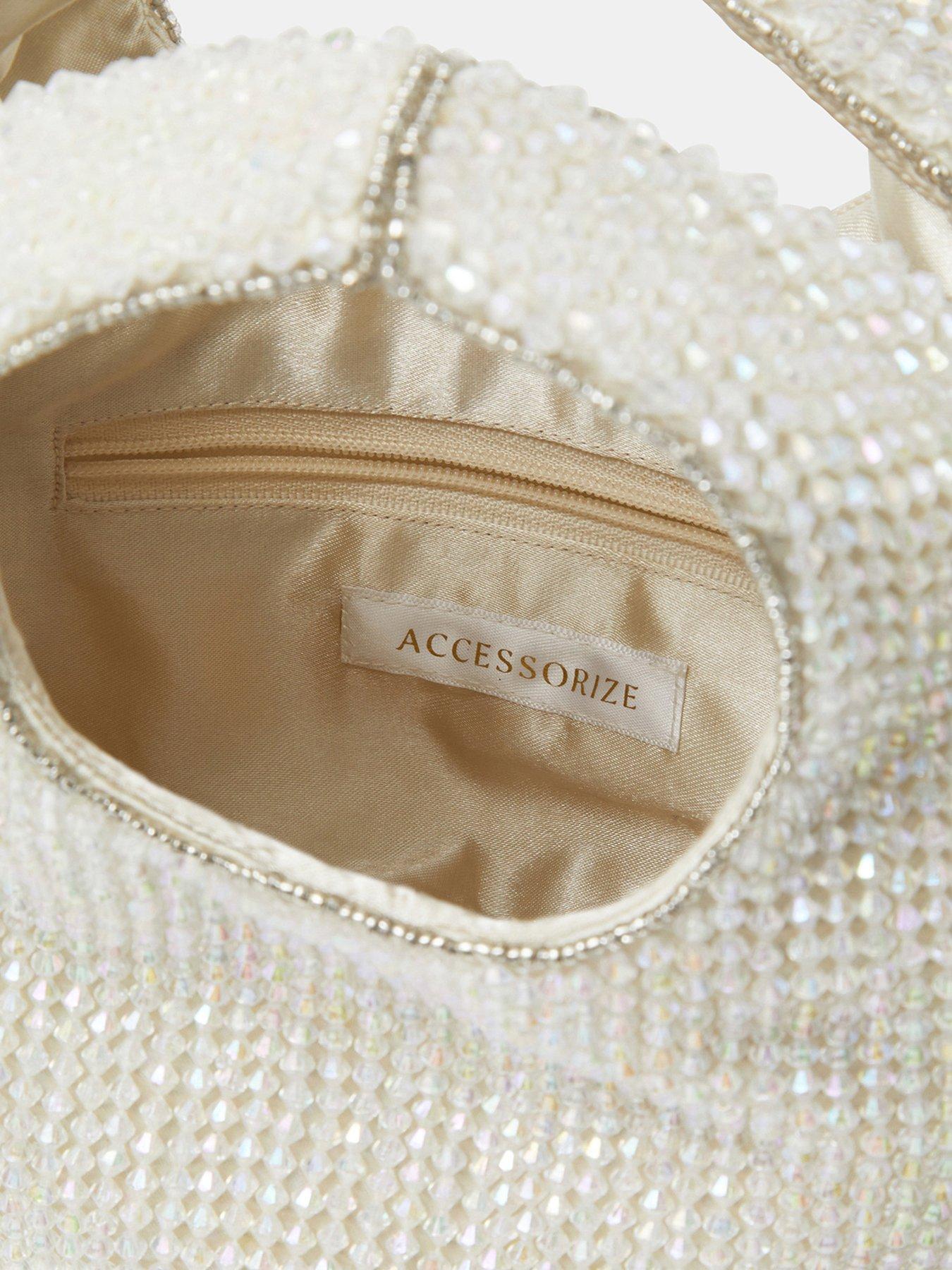 Image 4 of 4 of Accessorize Sparkle Beaded Handheld Bag