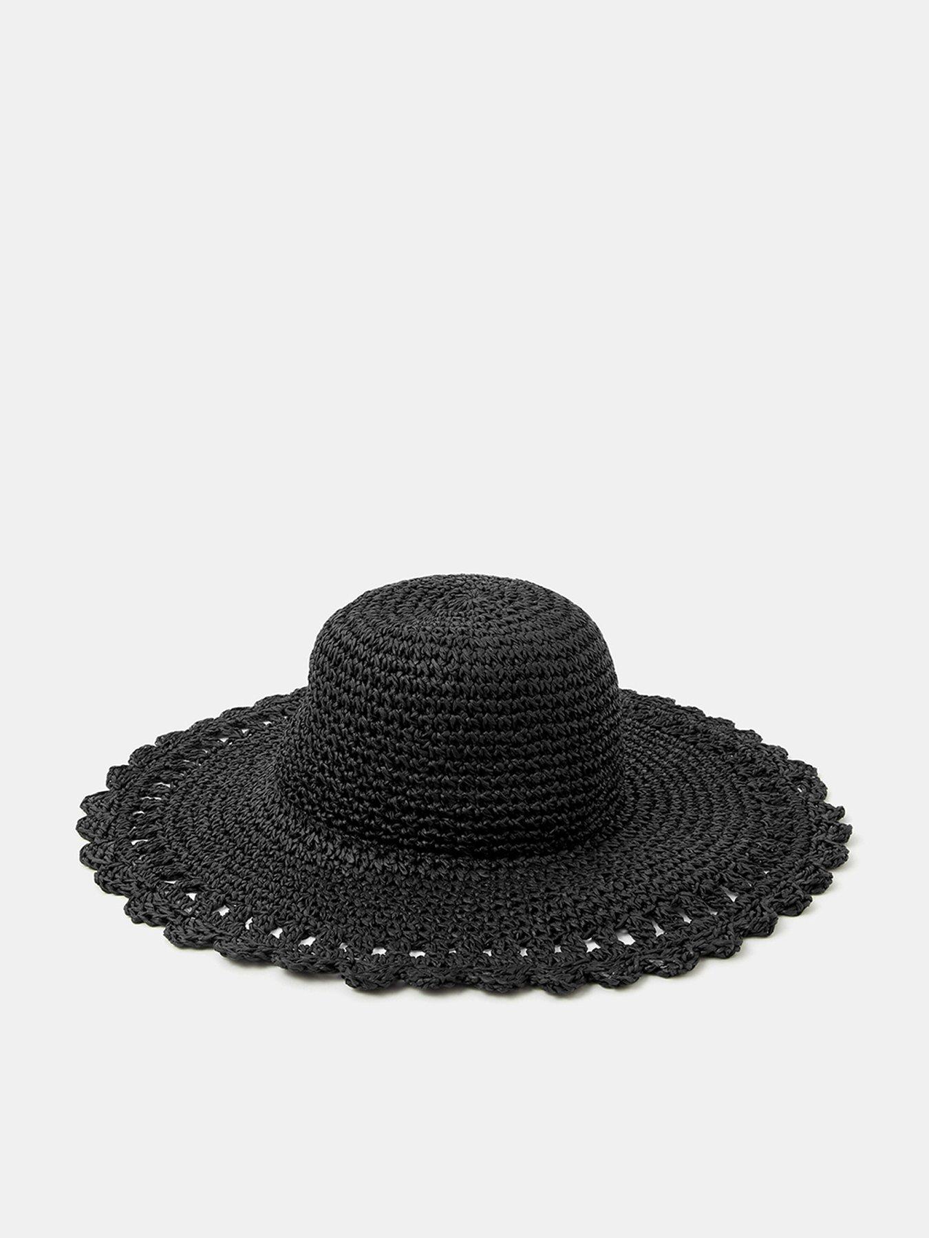 Image 1 of 3 of Accessorize Crochet Floppy Hat