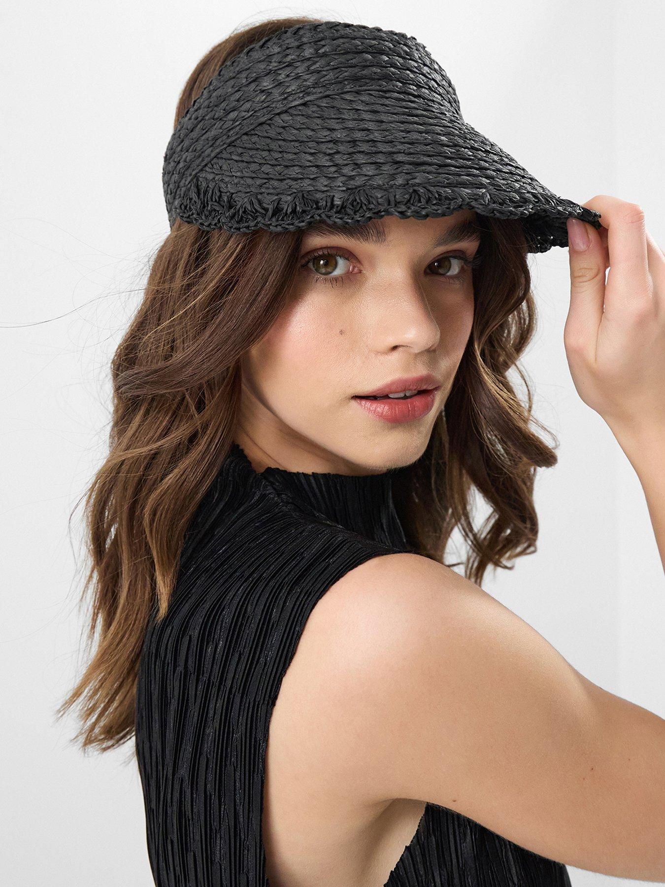 accessorize-woven-scallop-trim-sun-visorstillFront