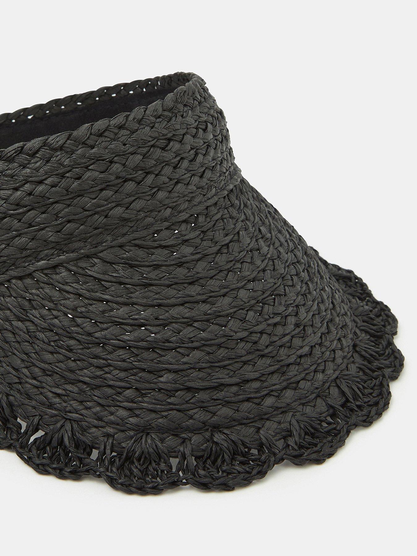 accessorize-woven-scallop-trim-sun-visoroutfit