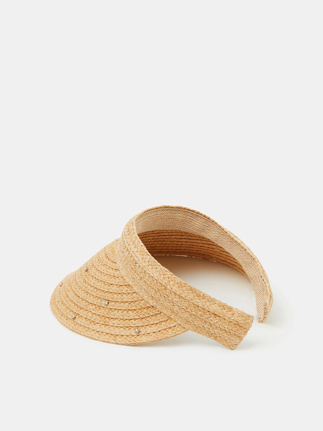accessorize-diamantatildecopy-embellished-woven-sun-visorback