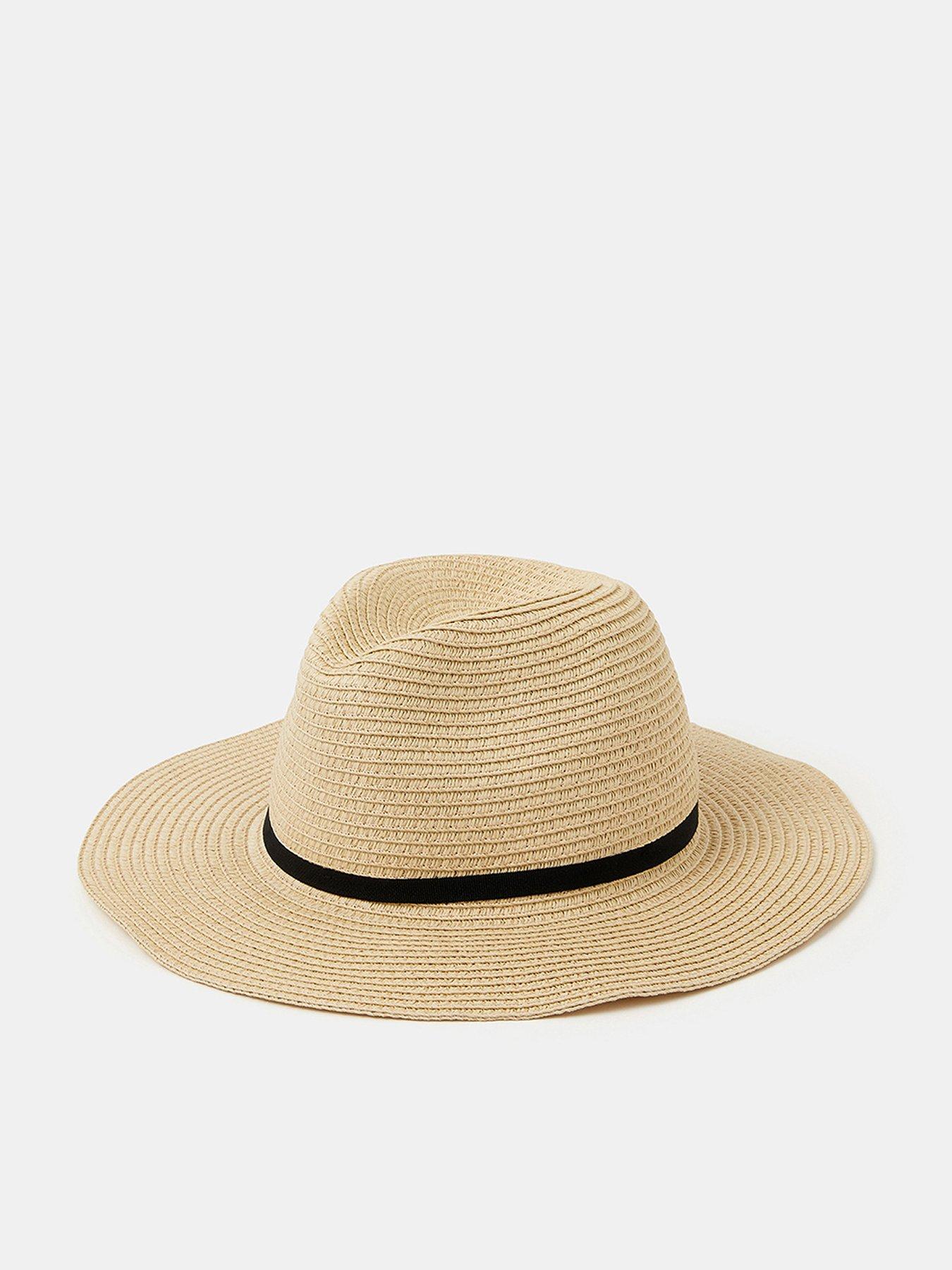 Image 1 of 3 of Accessorize Woven Panama Hat