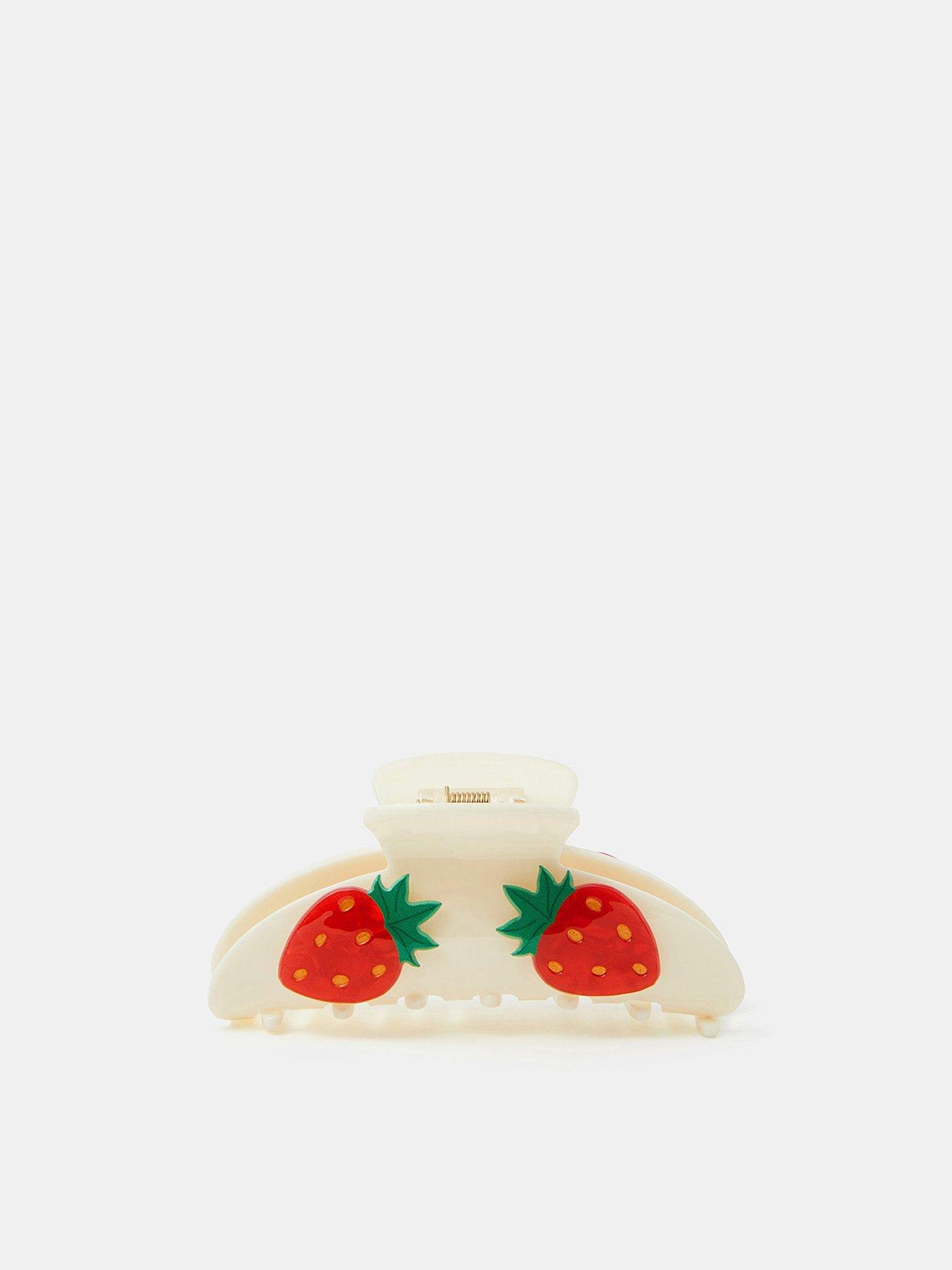 Image 3 of 3 of Accessorize Strawberry Claw Clip