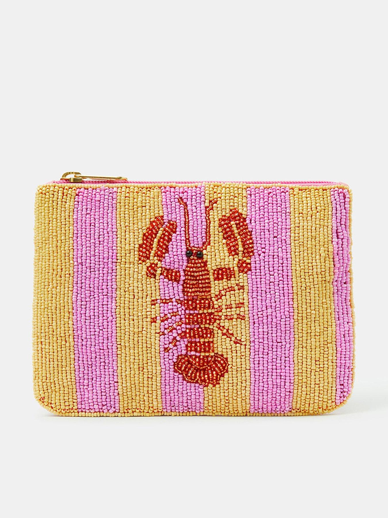 accessorize-lobster-beaded-stripe-pouchfront