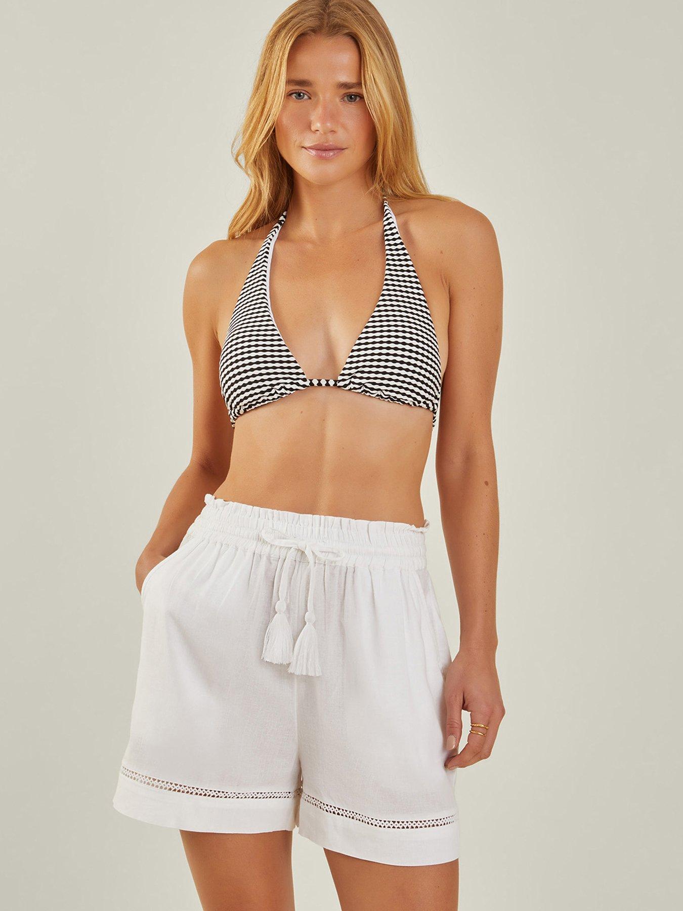 Accessorize High Waist Beach Shorts