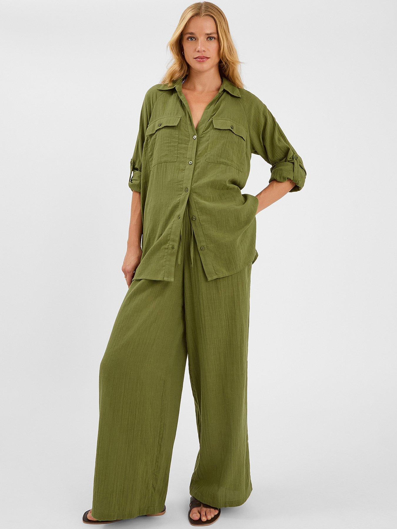Accessorize Wide Leg Beach Trousers