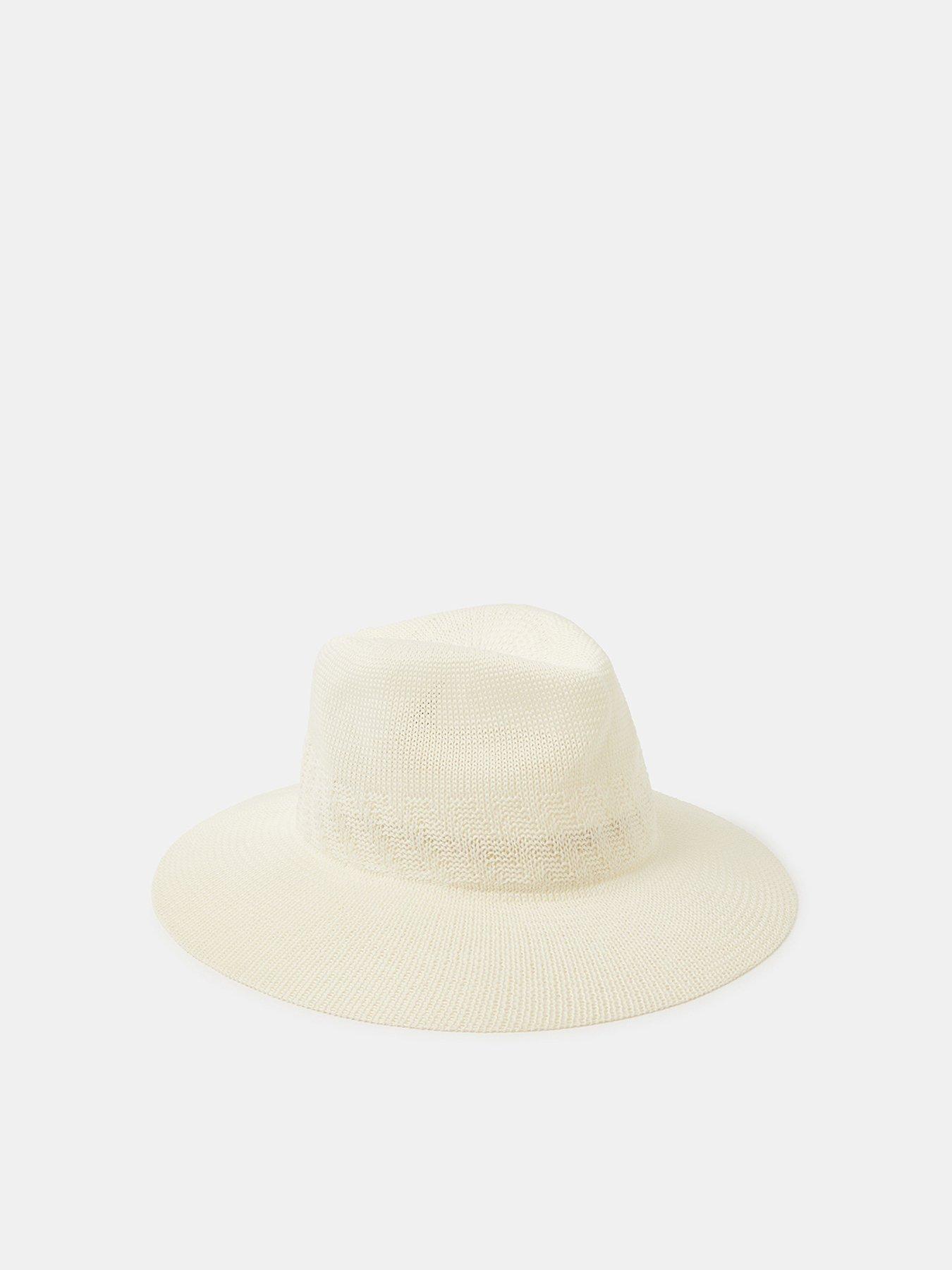 Image 2 of 3 of Accessorize Woven Fedora Hat