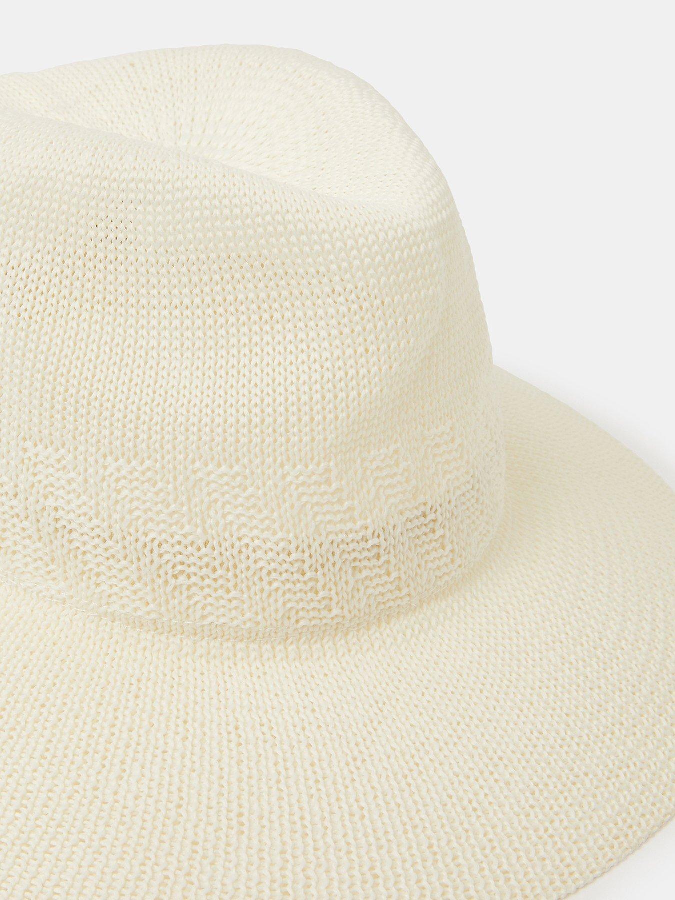 Image 3 of 3 of Accessorize Woven Fedora Hat
