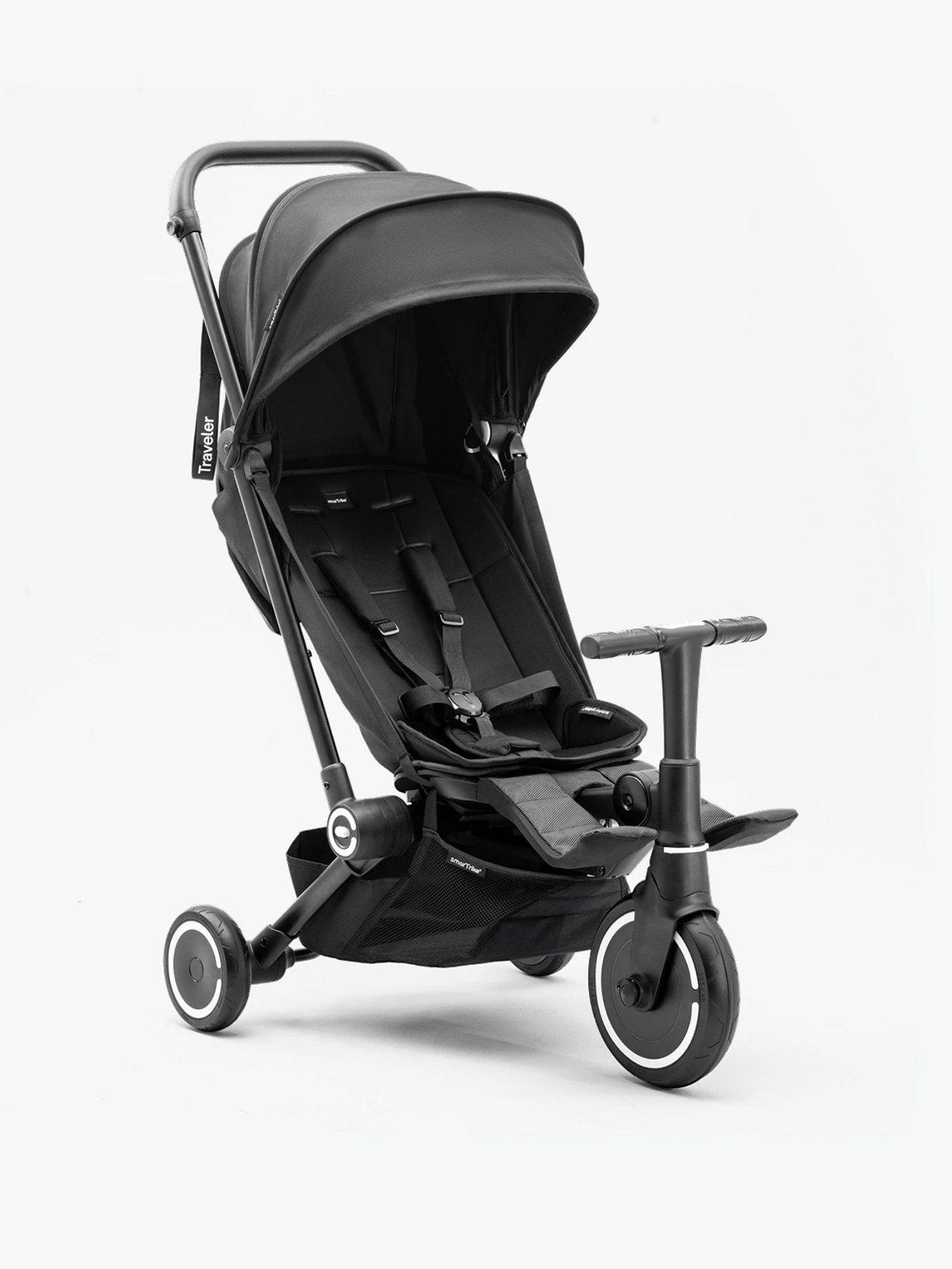 Image 1 of 8 of smarTrike Traveler Active Stroller &amp; Trike - Black