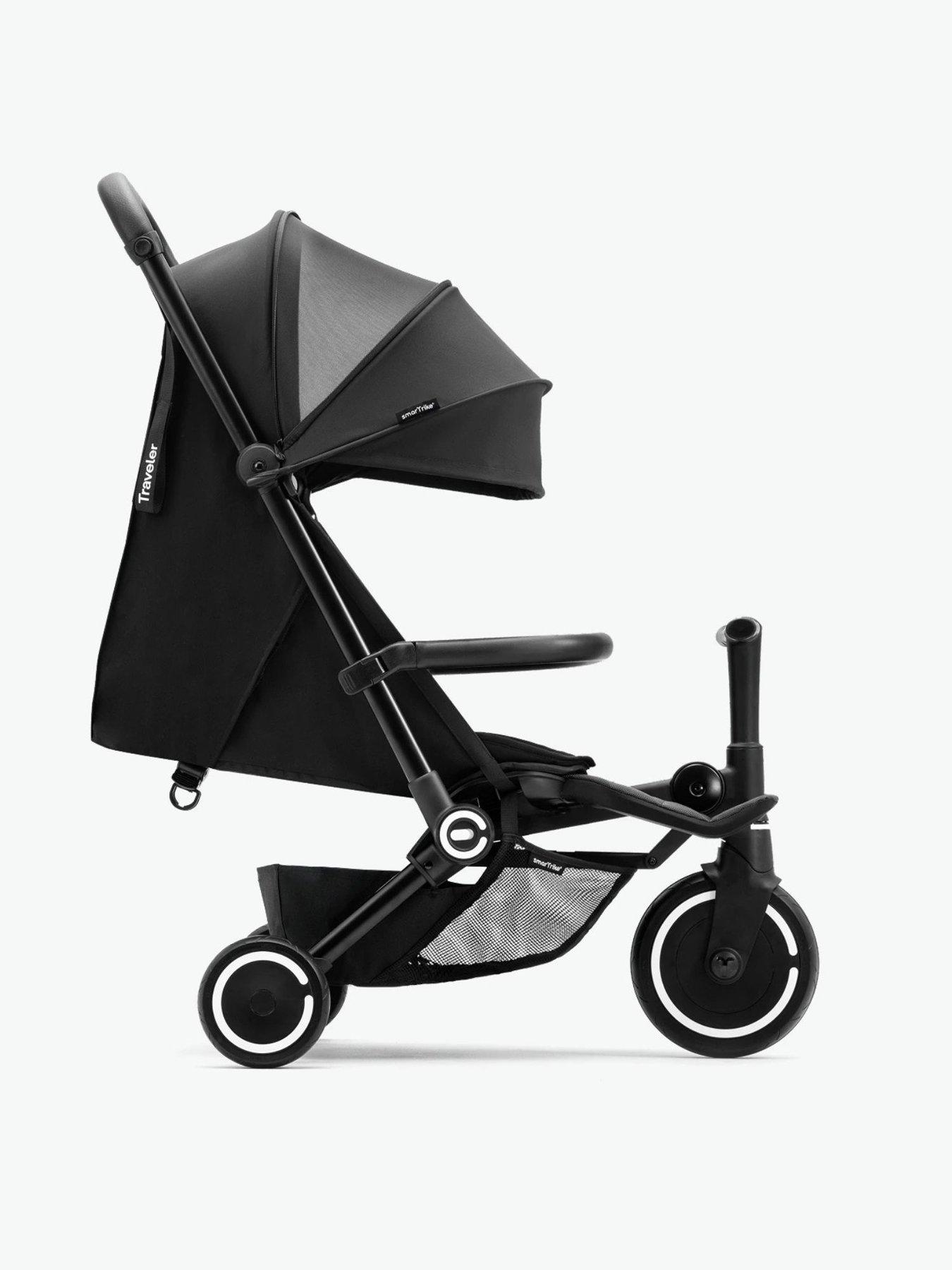 Image 2 of 8 of smarTrike Traveler Active Stroller &amp; Trike - Black
