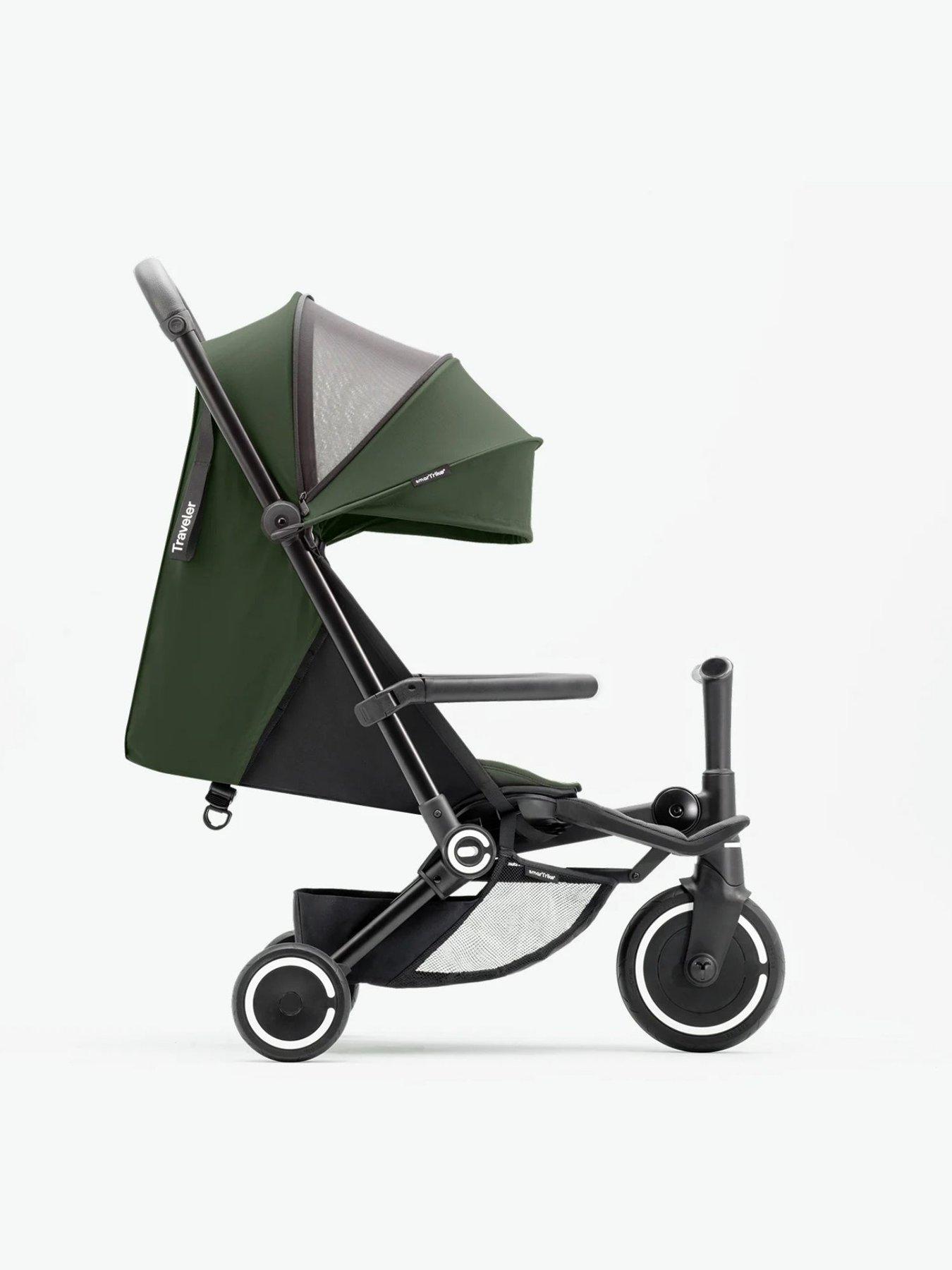 Image 2 of 8 of smarTrike Traveler Active Stroller &amp; Trike - Olive