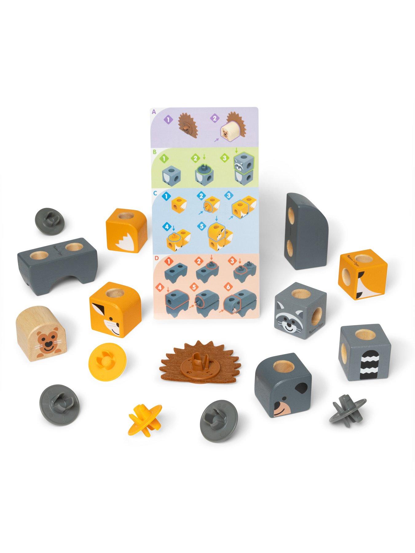 Image 3 of 7 of Melissa & Doug Blockables Woodland Crtrs