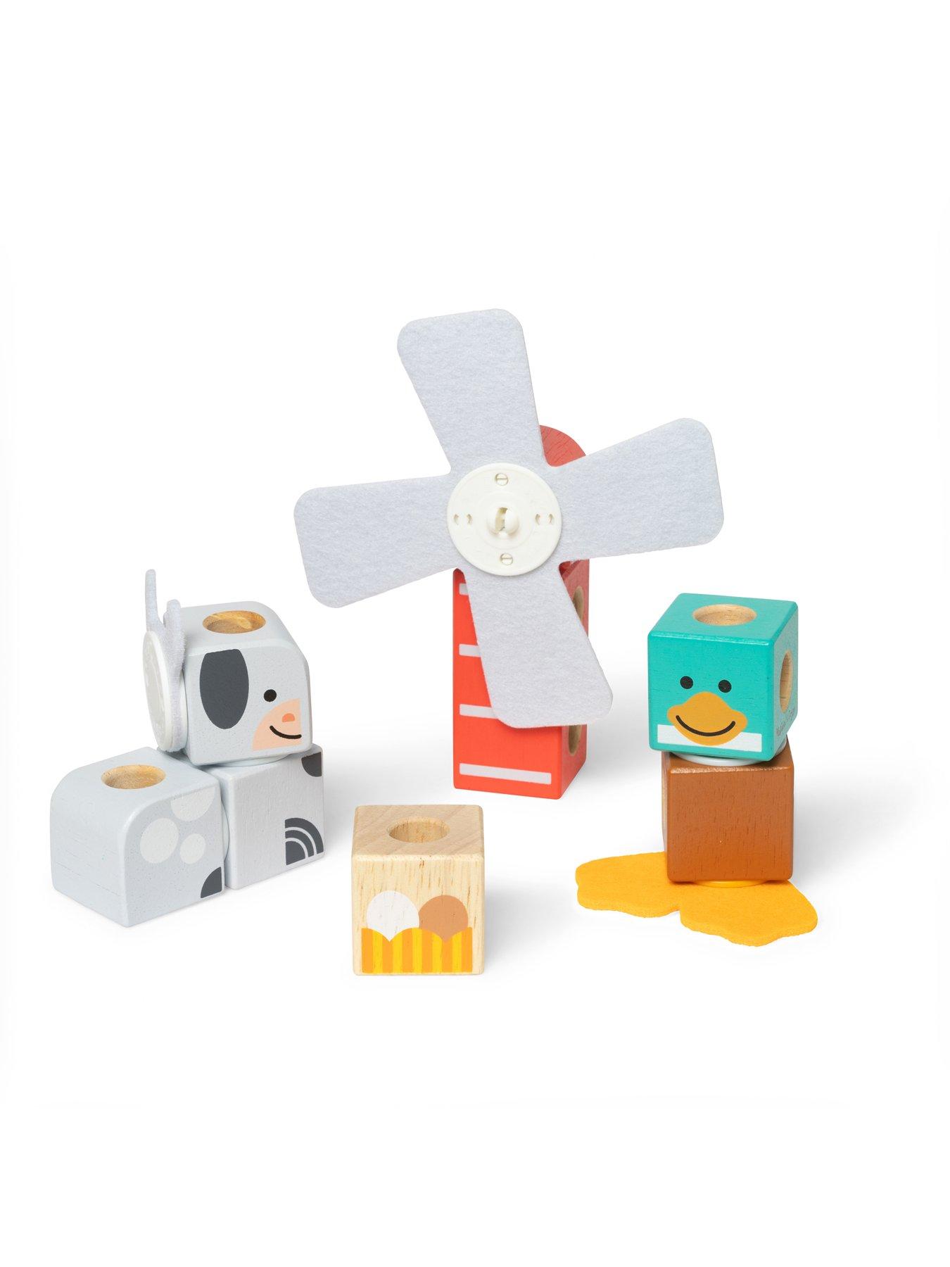 Image 3 of 8 of Melissa & Doug Blockables Farm Friends