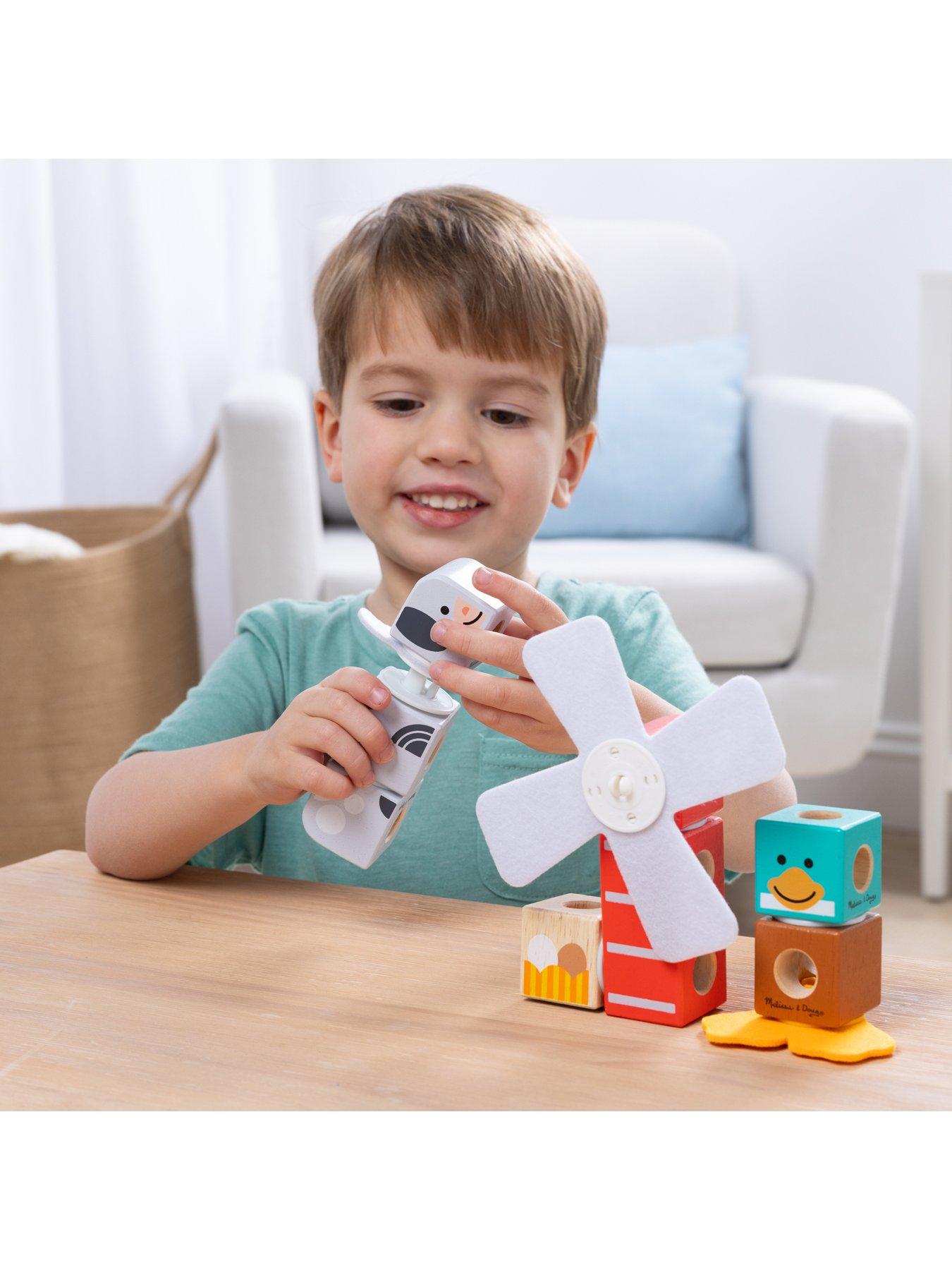 Image 5 of 8 of Melissa & Doug Blockables Farm Friends
