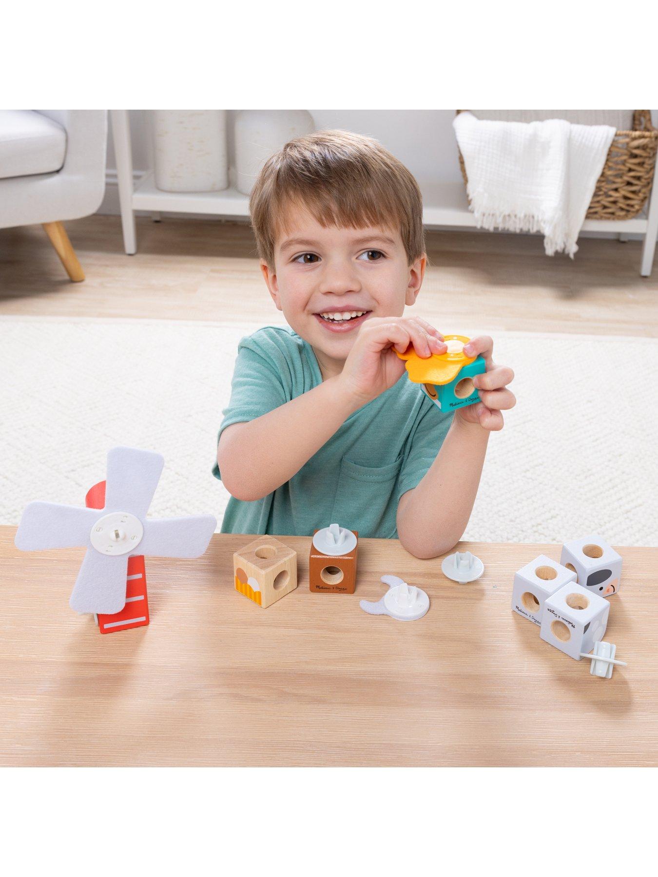Image 7 of 8 of Melissa & Doug Blockables Farm Friends