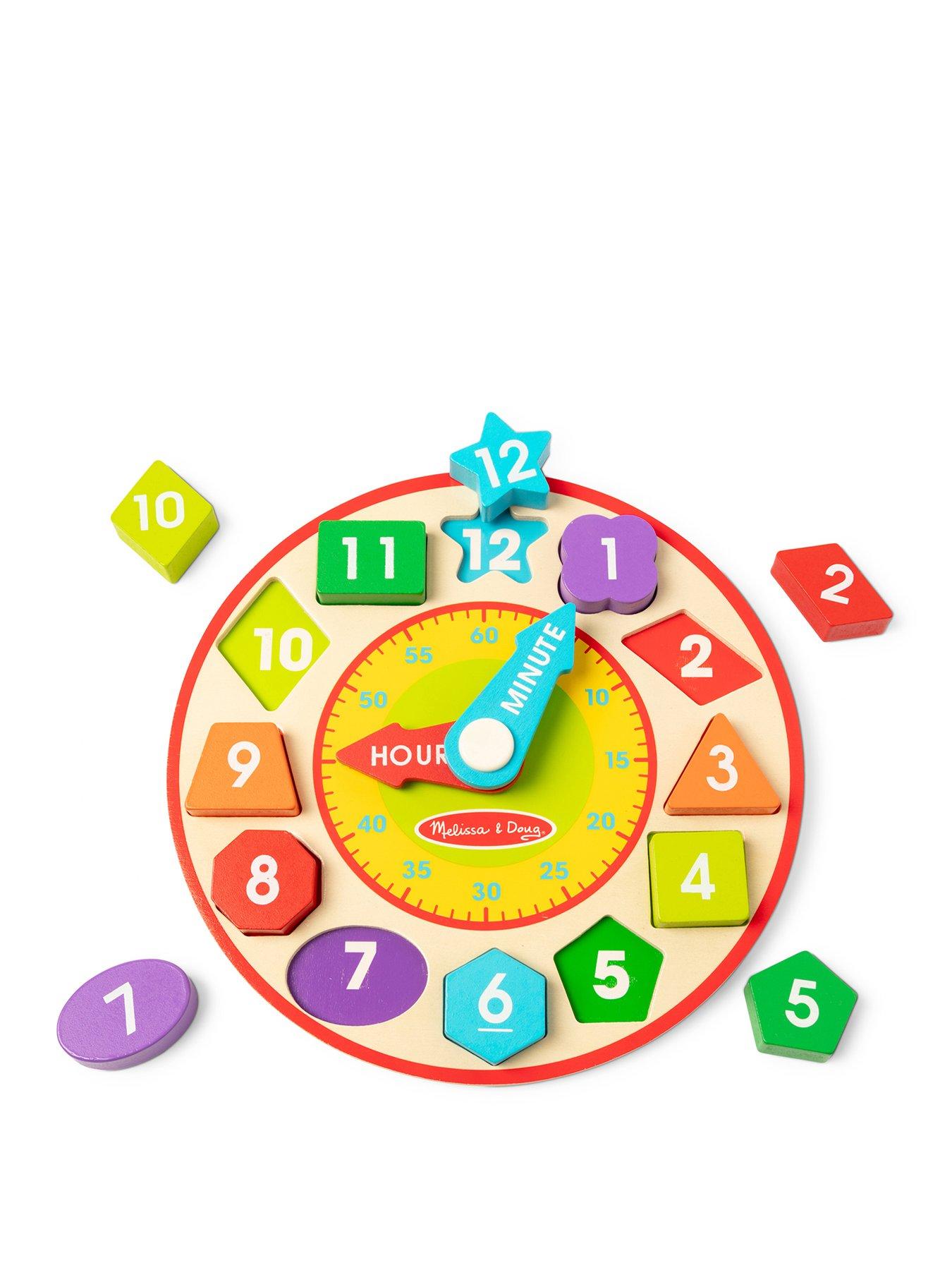Image 1 of 8 of Melissa & Doug Shape Sorting Clock
