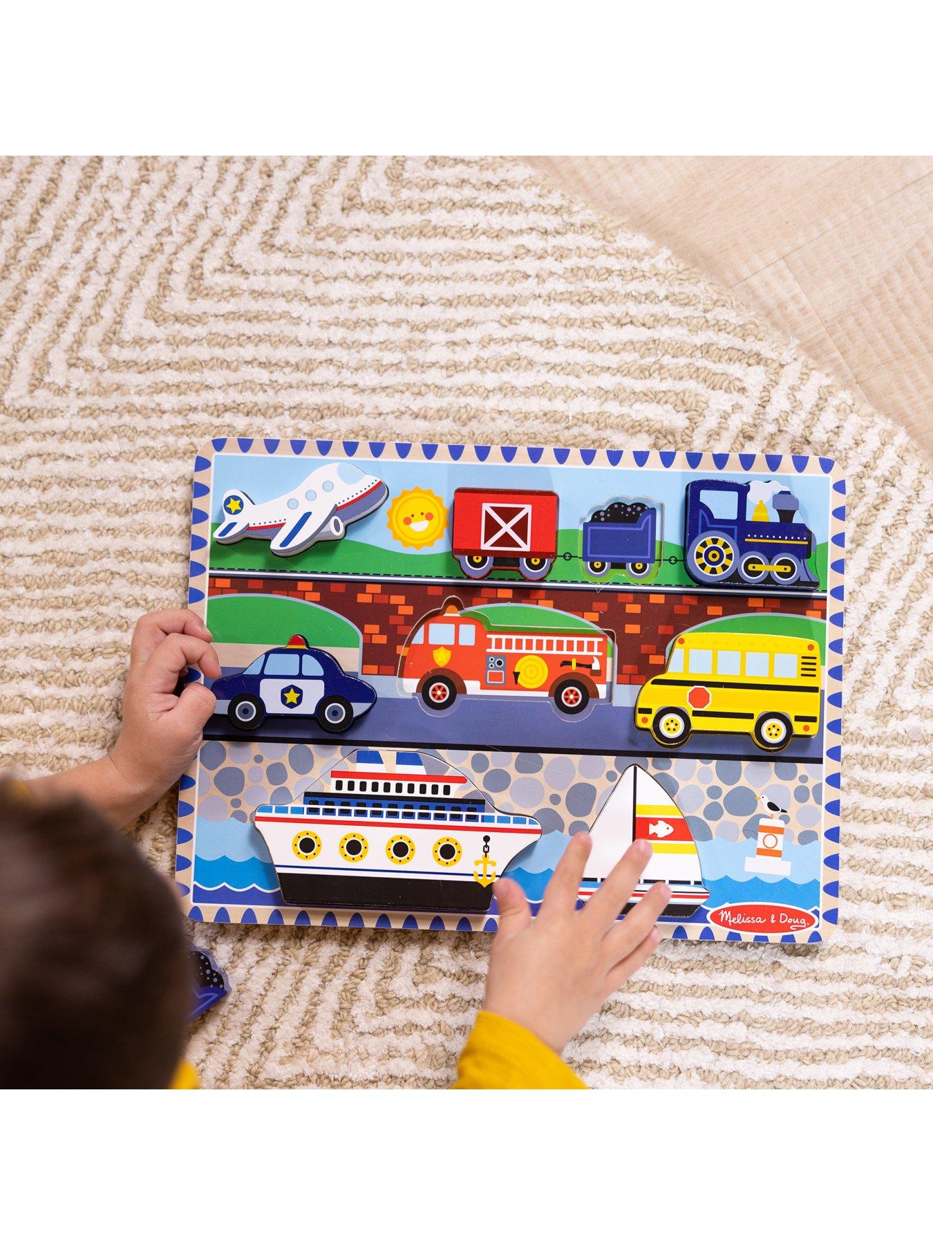 Image 5 of 8 of Melissa & Doug Vehicles Chunky Puzzle