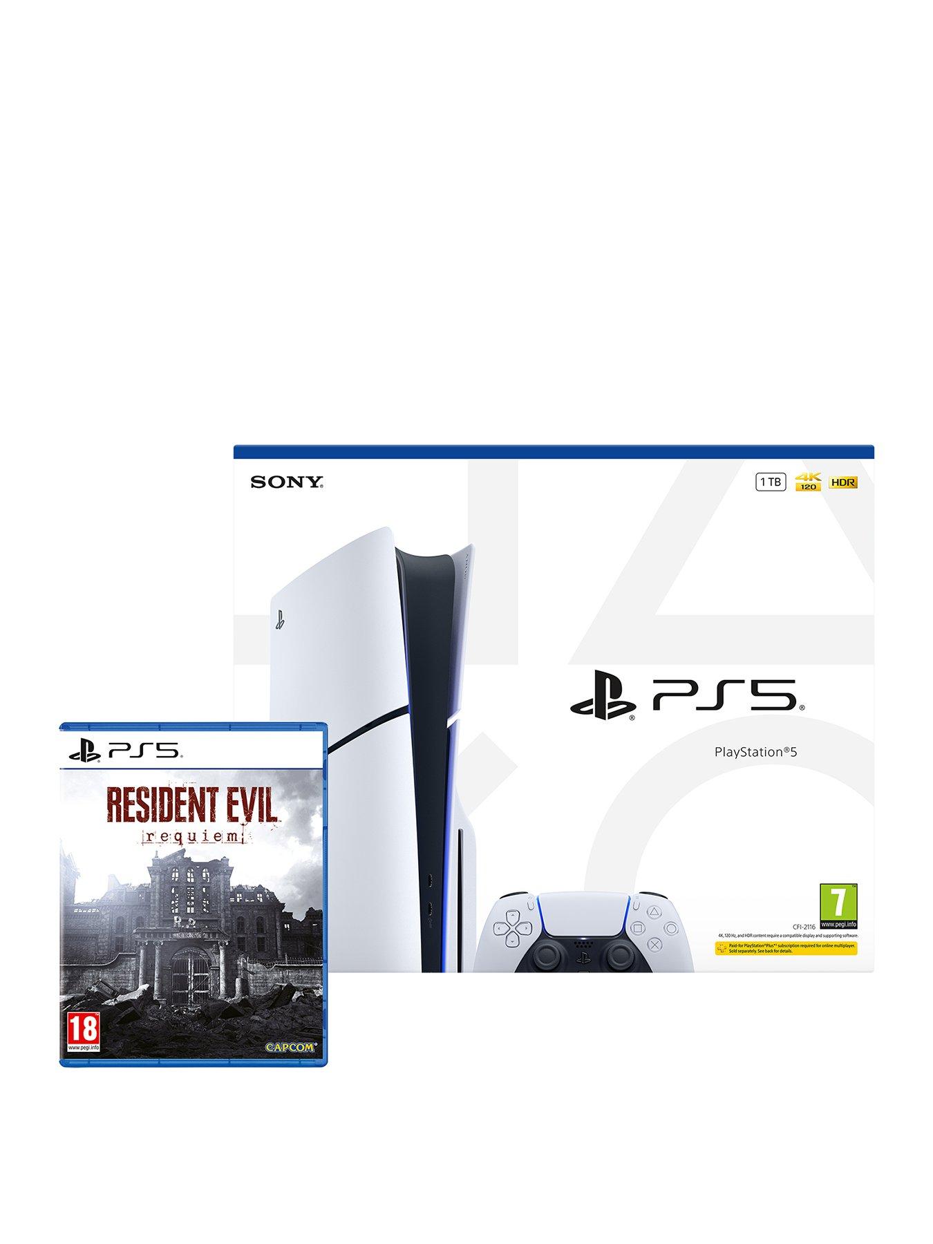 Image 1 of 7 of Playstation PlayStation&reg;5 Disc Console &ndash; 1TB &amp; Resident Evil: Requiem