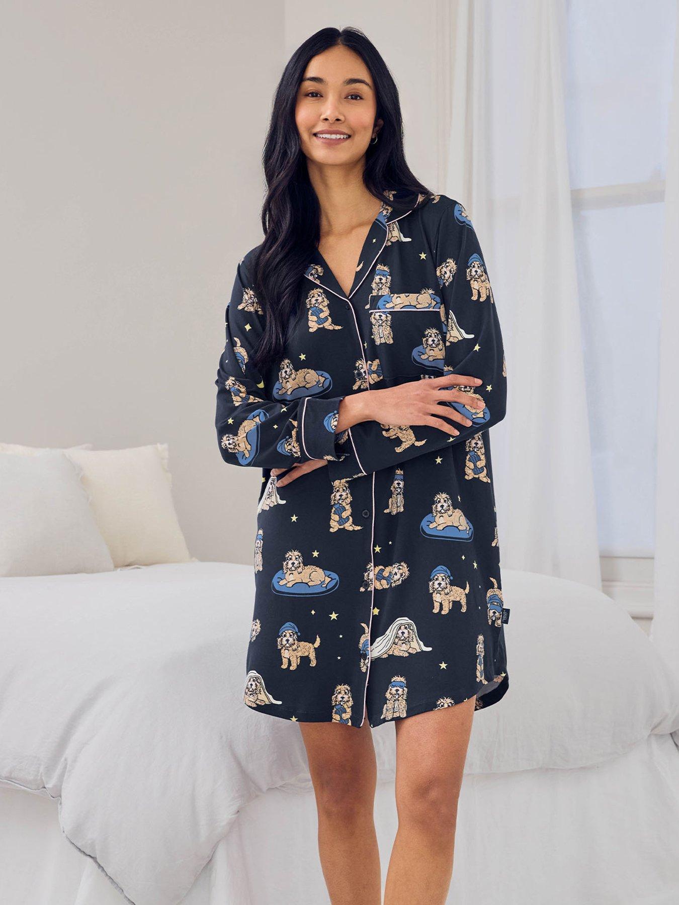 CHELSEA PEERS Chelsea Peers Cockapoo Snooze Print Nightshirt