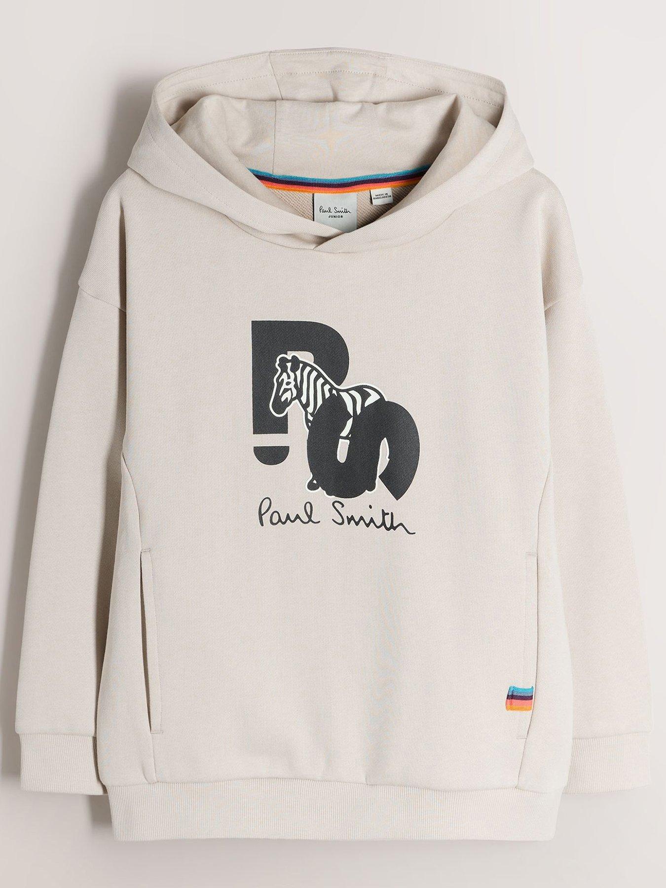 paul-smith-junior-boys-zebra-graphic-hoodie-beigestillFront