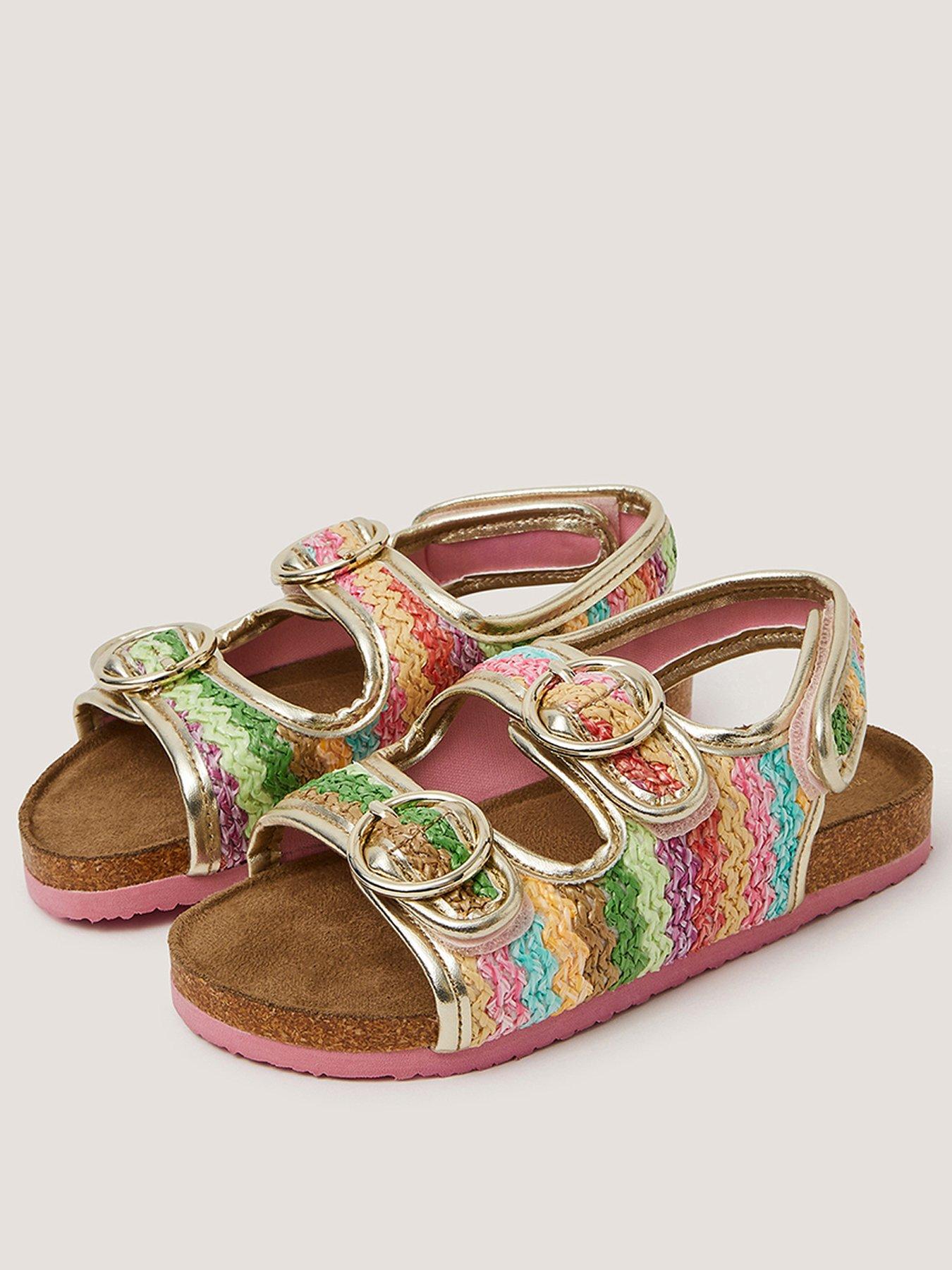 monsoon-girls-rainbow-corkbed-sandals-multistillFront