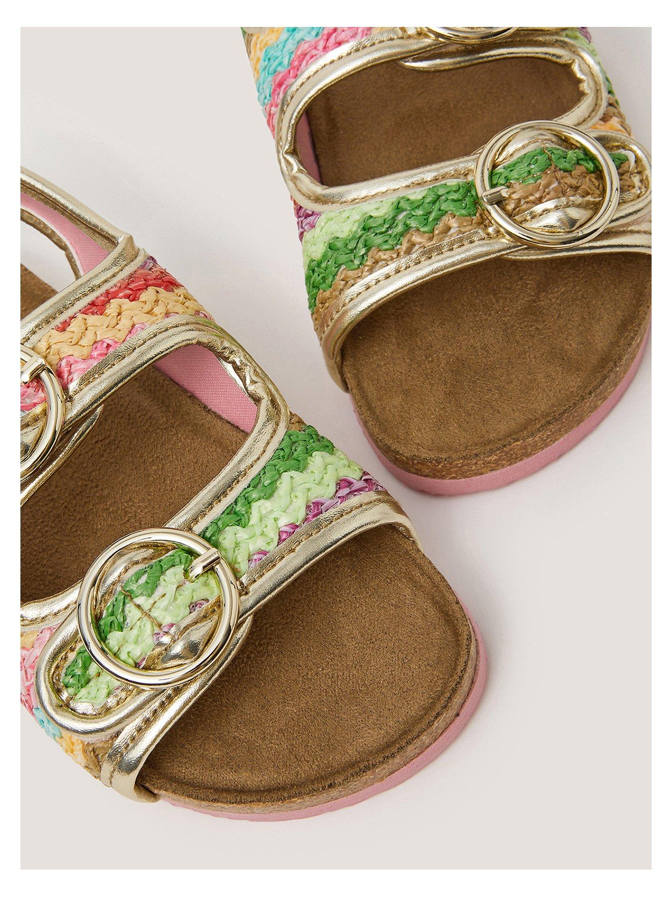 monsoon-girls-rainbow-corkbed-sandals-multioutfit
