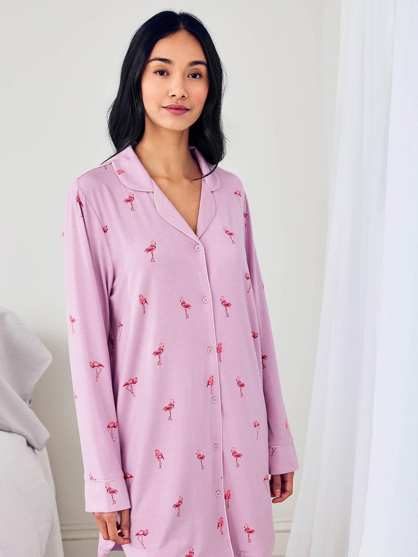 Image 4 of 6 of CHELSEA PEERS Nightshirt Modal Lenzing - Light Purple