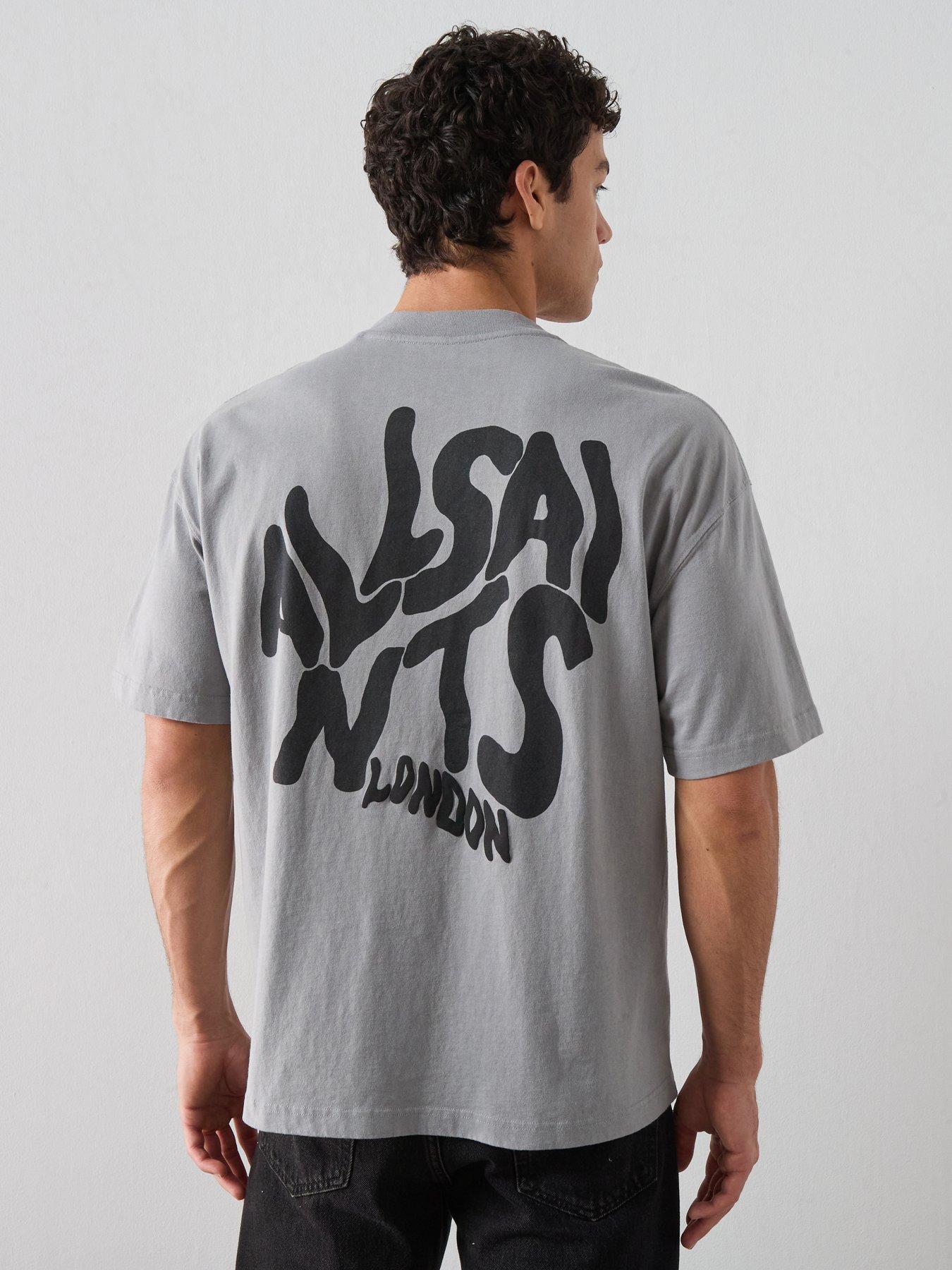 AllSaints Orlando Graphic T-Shirt - Grey