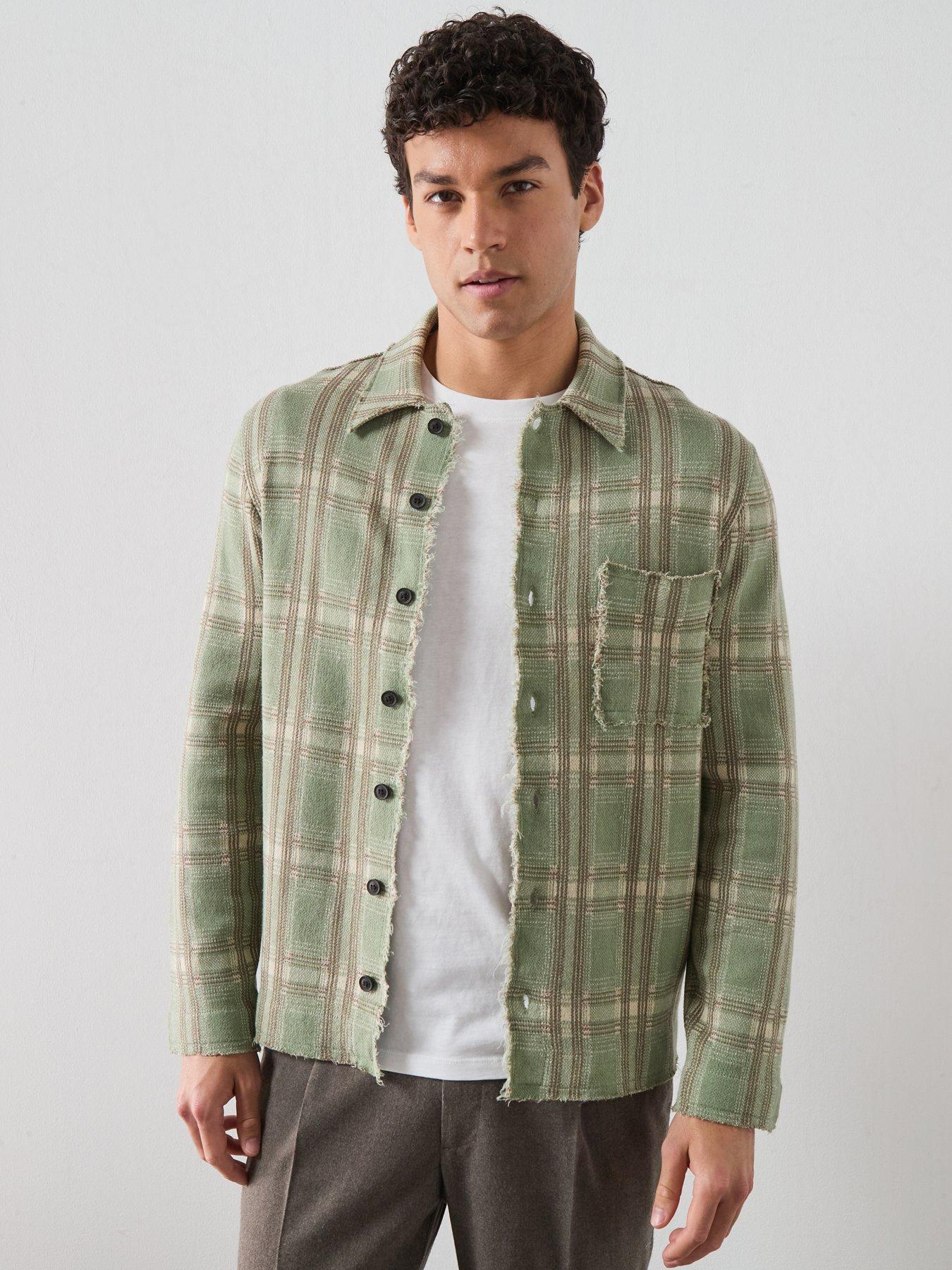 AllSaints Solmar Long Sleeve Shirt - Green
