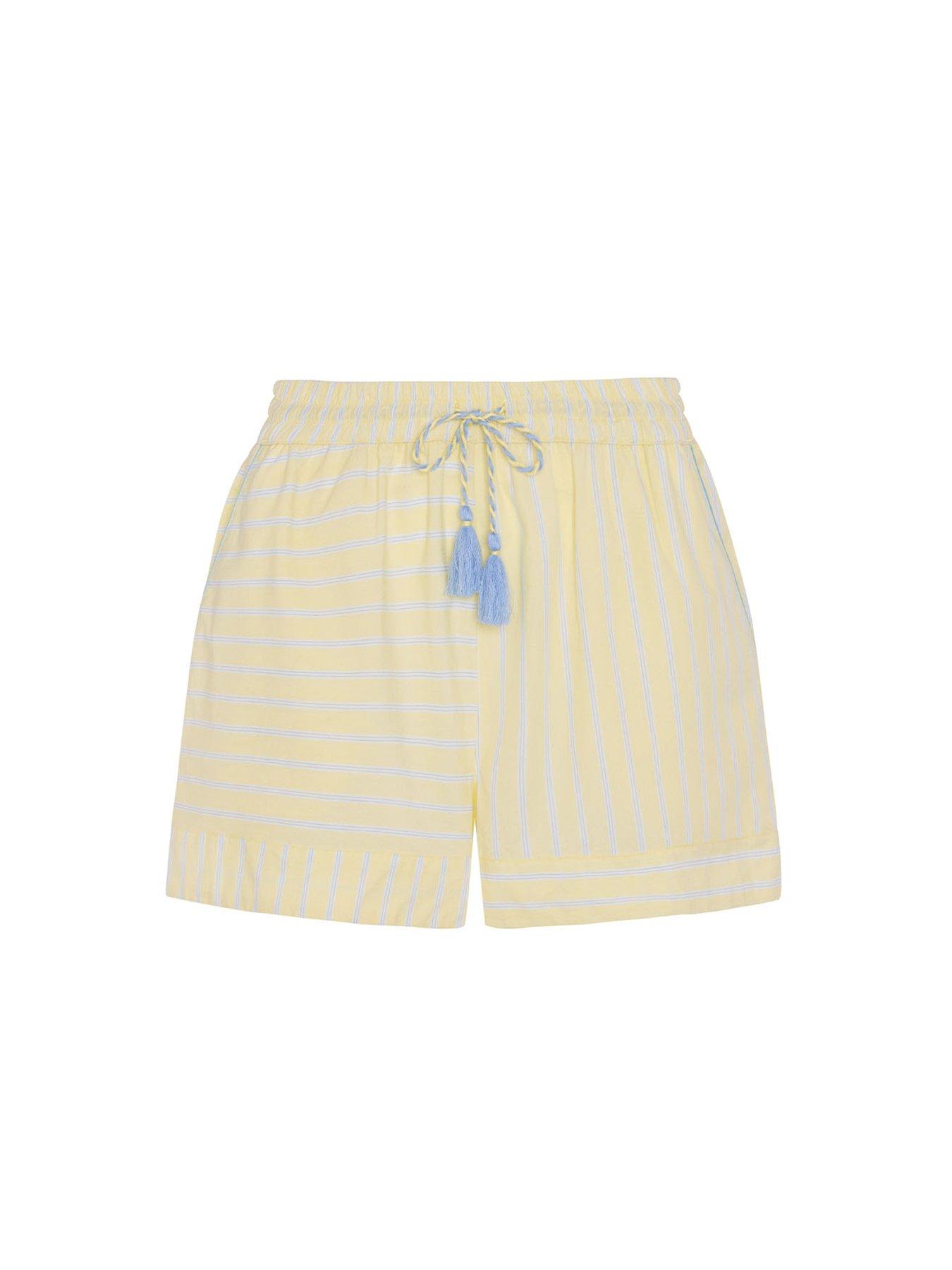Image 5 of 5 of CHELSEA PEERS Chelsea Peers&nbsp;Cotton Butter Stripe Shorts
