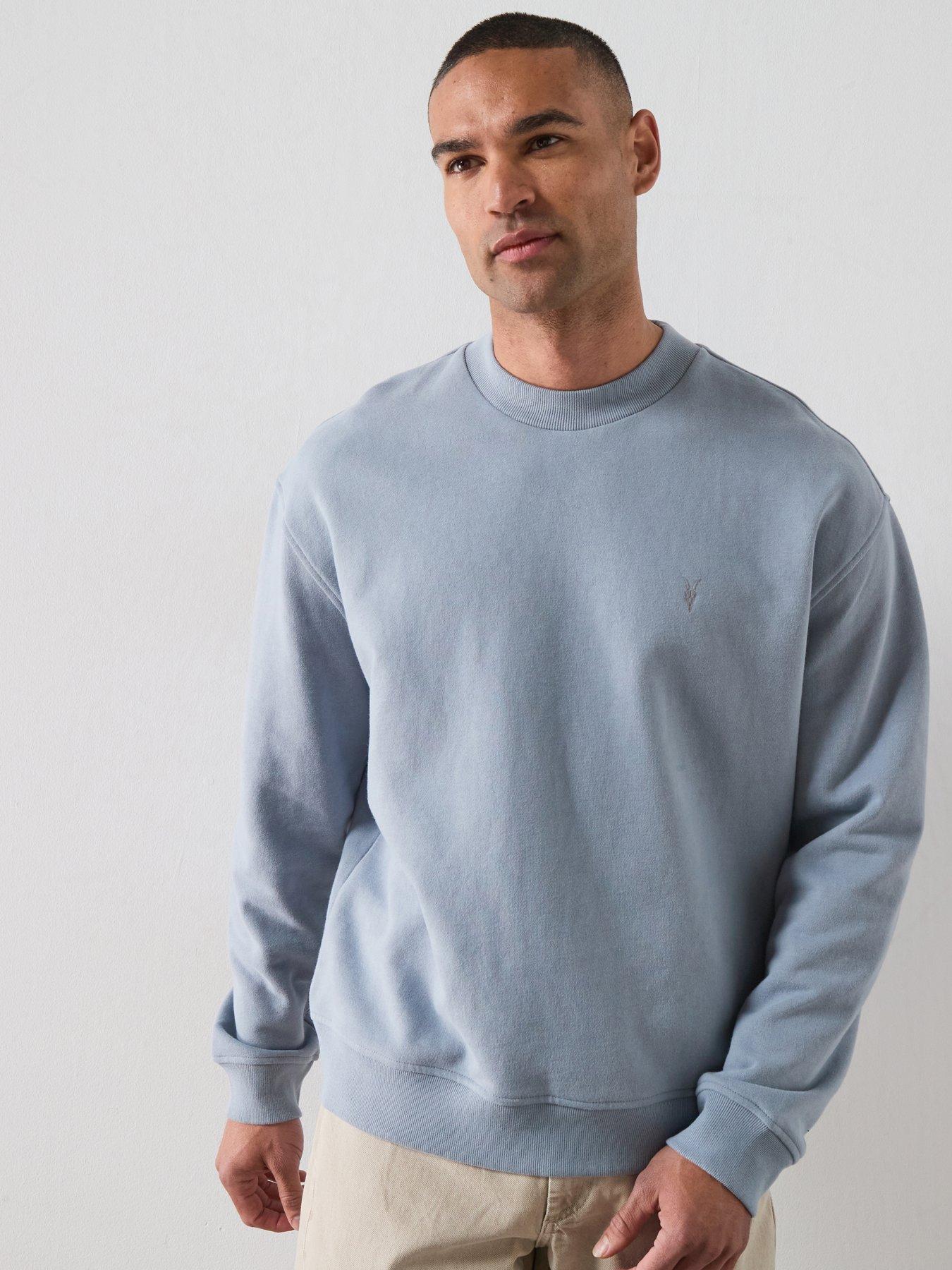 AllSaints Asher Crew Sweatshirt - Blue