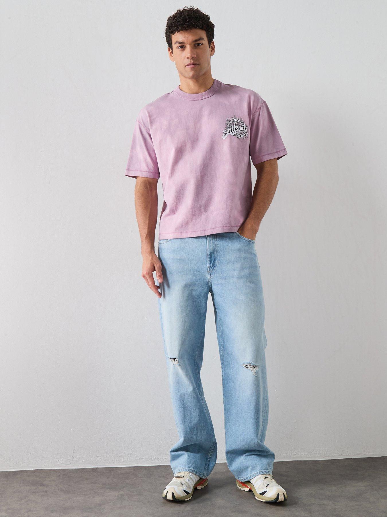 Image 3 of 6 of AllSaints Lenny Loose Jean - Blue