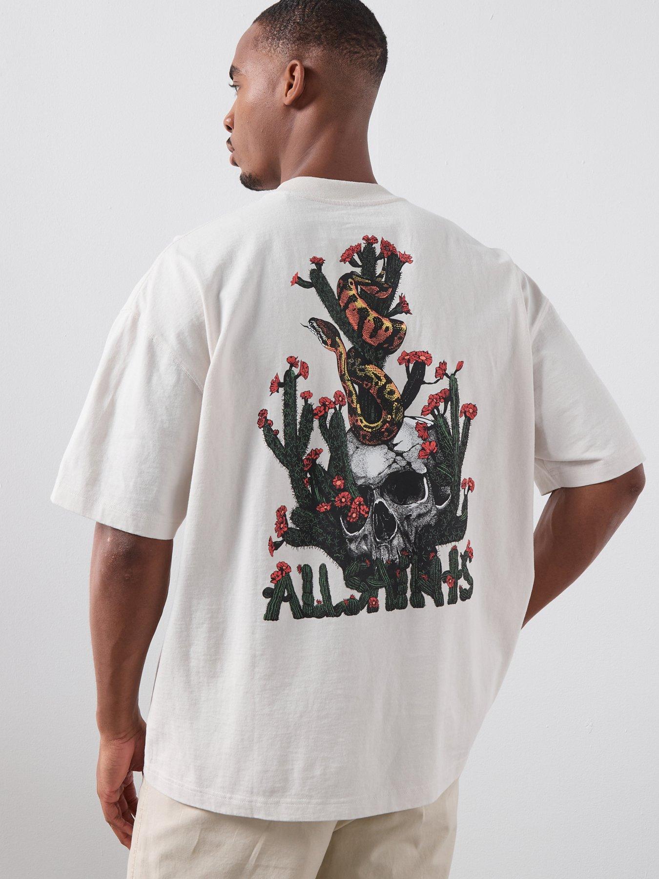 AllSaints Cacti Short Sleeve T-Shirt - White