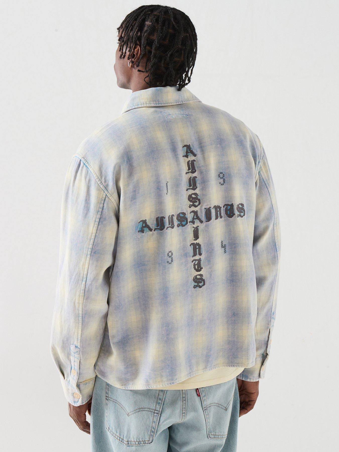 AllSaints Santos Long Sleeve Shirt - Purple