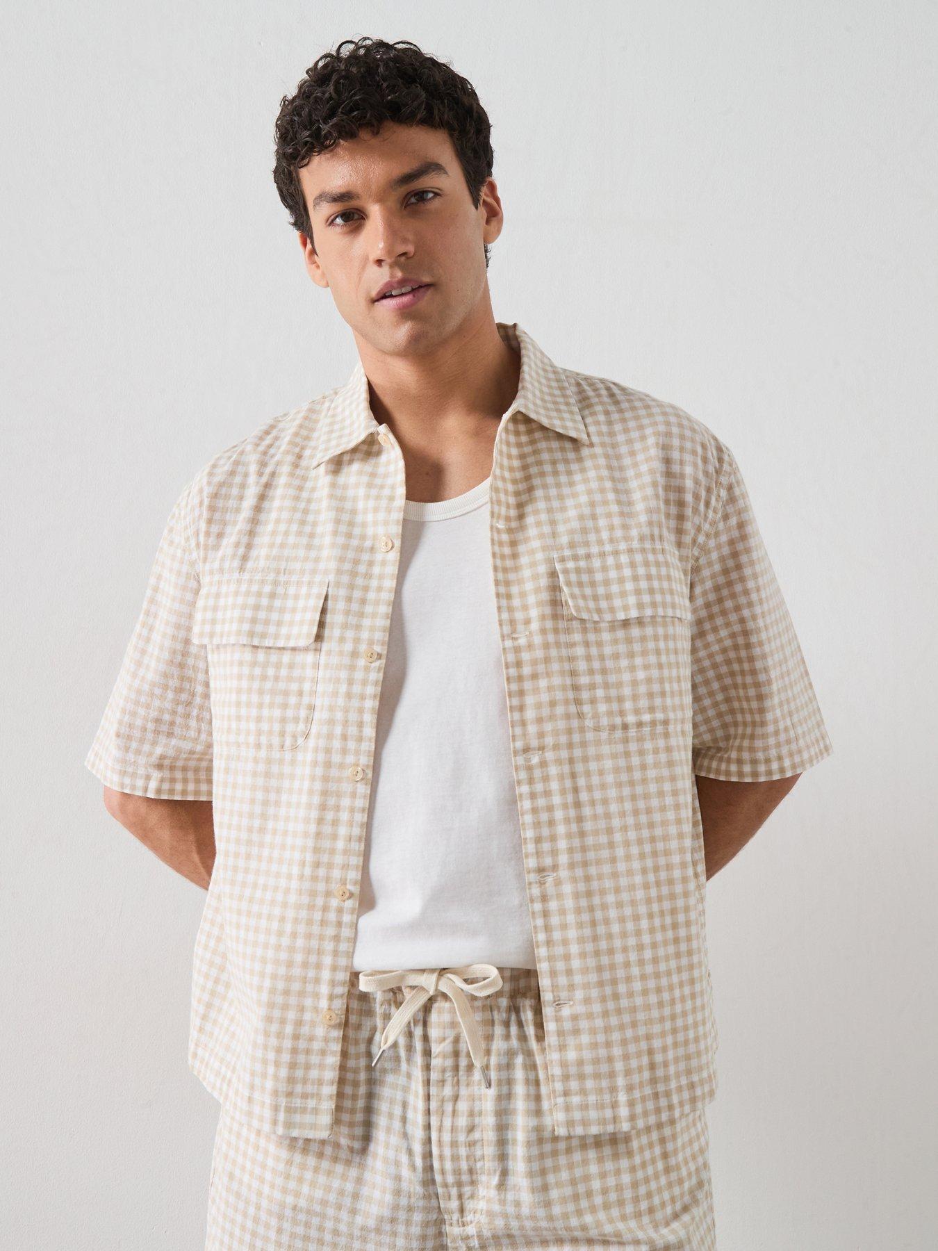 Image 1 of 6 of AllSaints Allsaints Rockland Short Sleeve Shirt