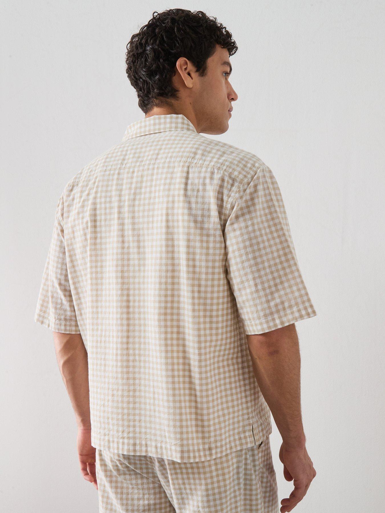 Image 2 of 6 of AllSaints Allsaints Rockland Short Sleeve Shirt