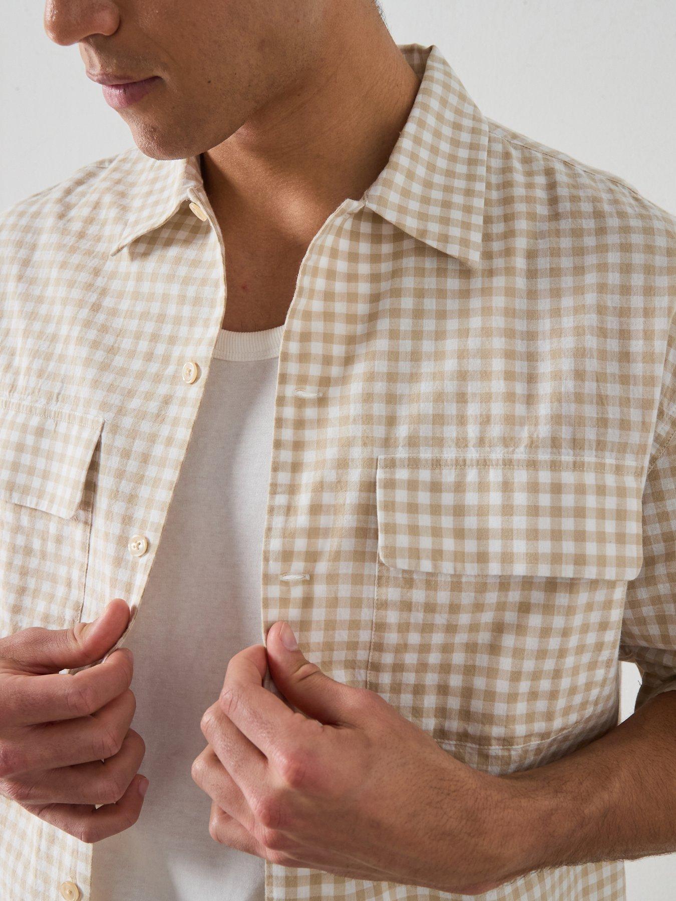 Image 5 of 6 of AllSaints Allsaints Rockland Short Sleeve Shirt