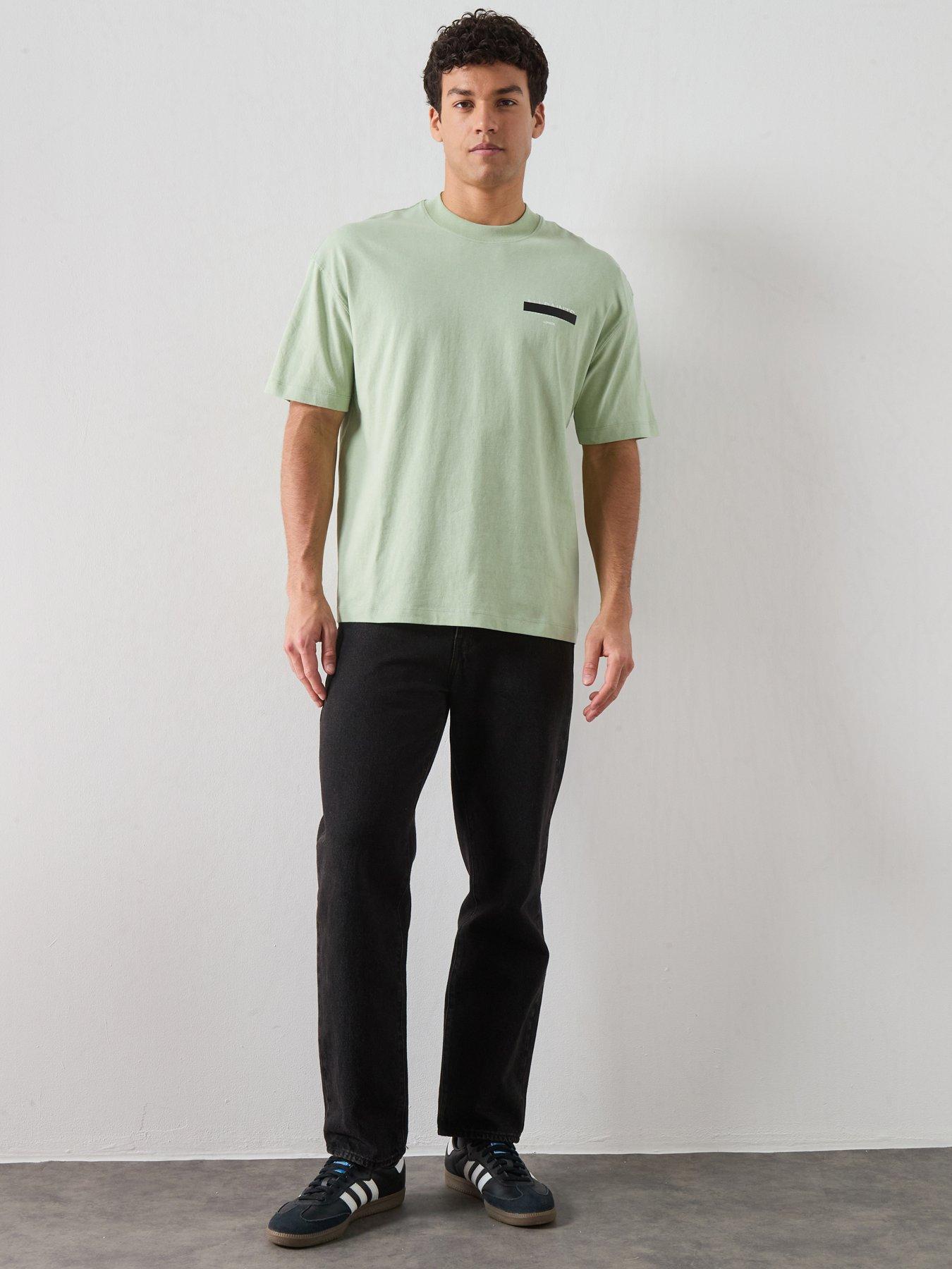 Image 3 of 5 of AllSaints Redact Graphic T-Shirt - Green
