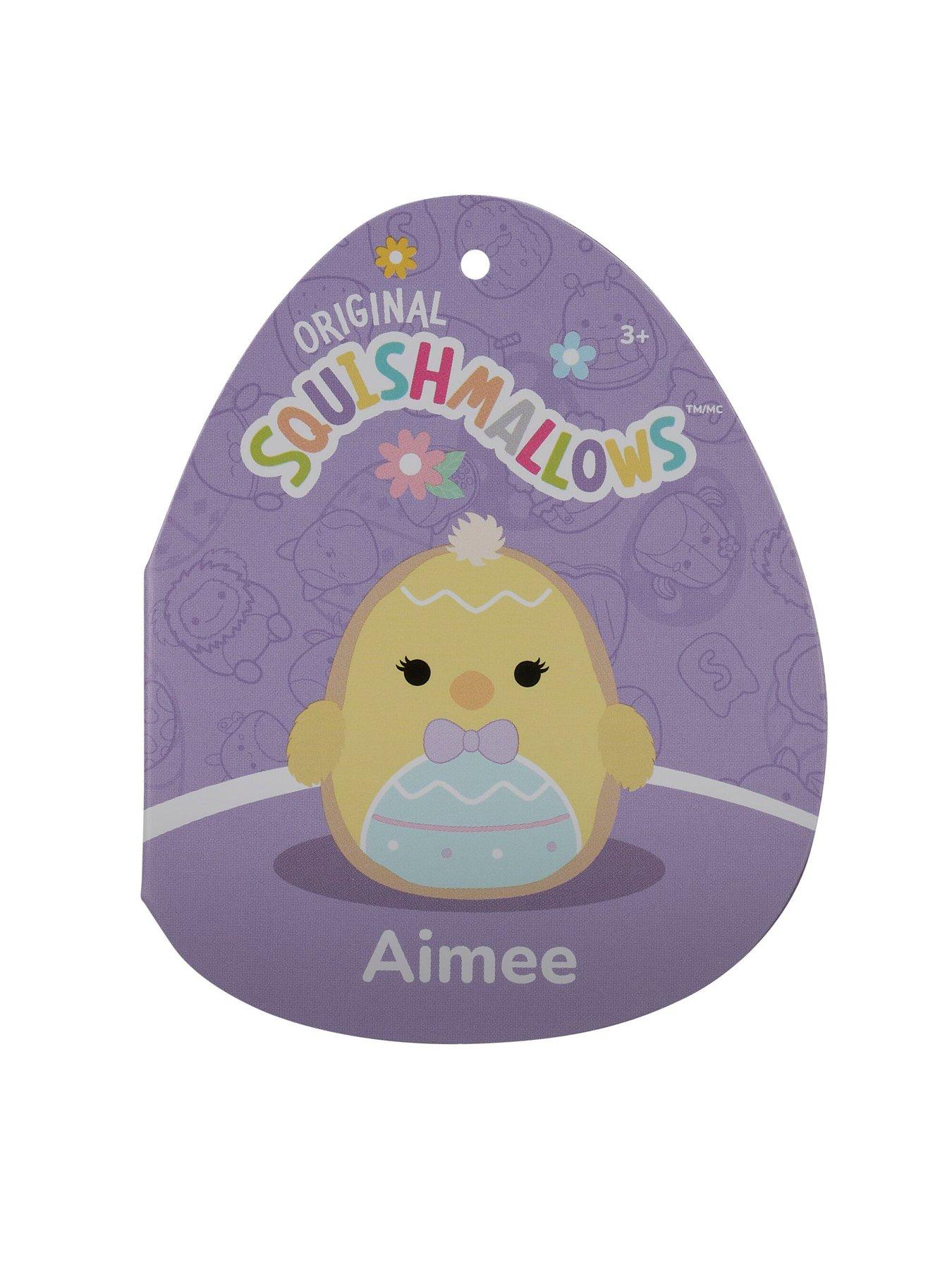 Image 6 of 8 of Squishmallows Original Squishmallows 7.5-Inch Aimee the Yellow Chick Easter Cookie - Easter Plush