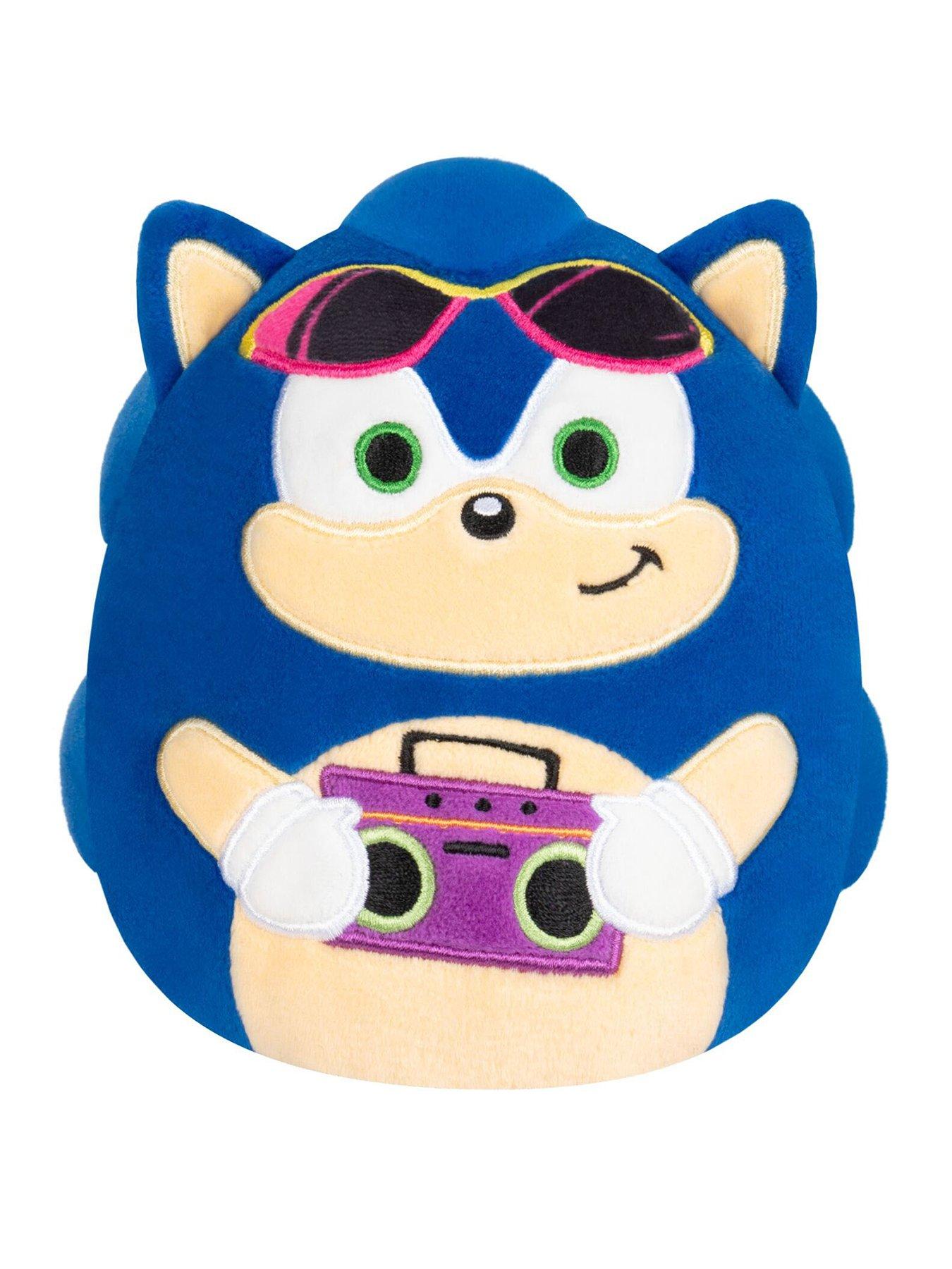 Squishmallows 8" Plush - Sega - Sonic Holding Boombox