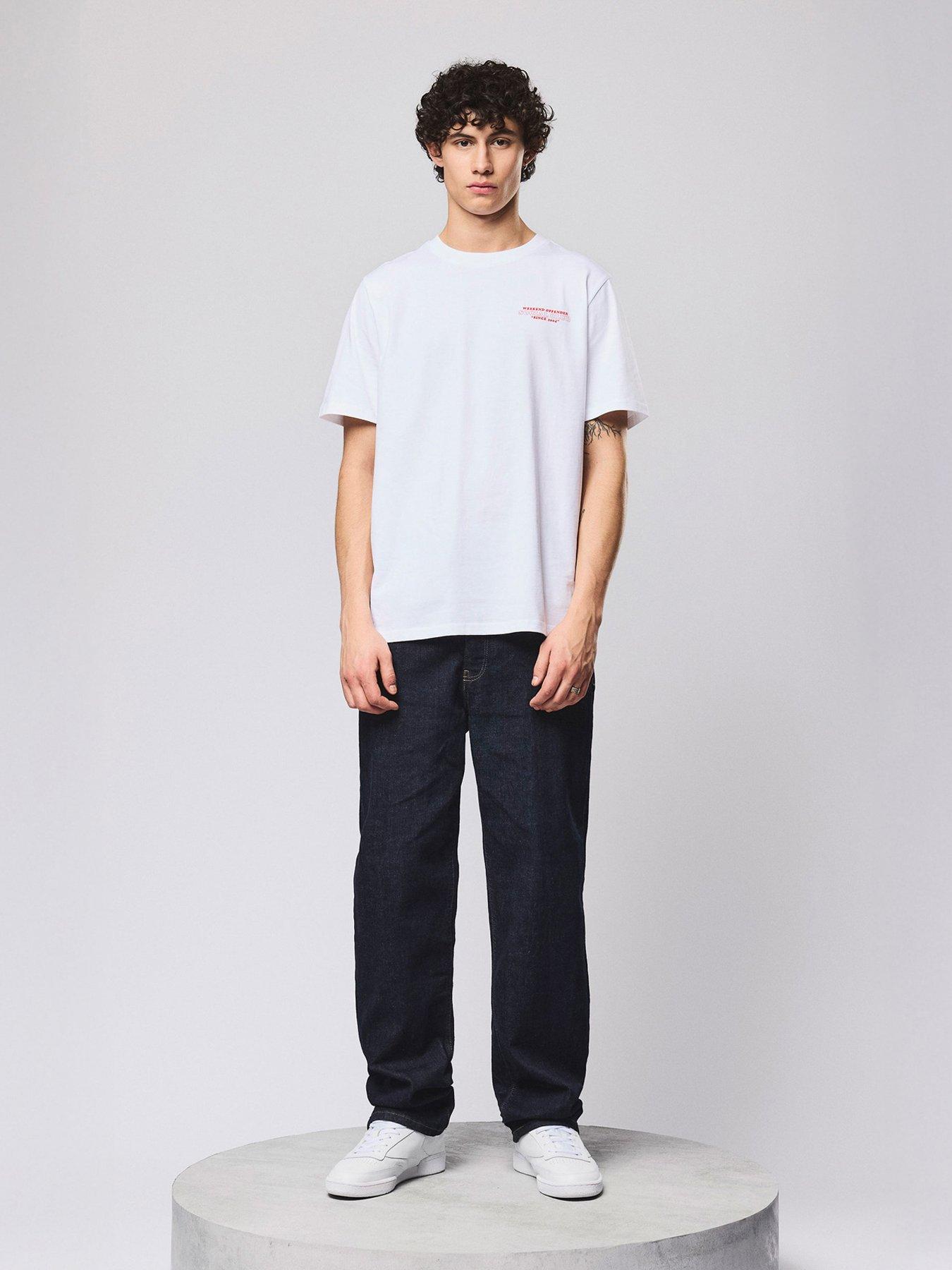 Weekend Offender Weekend Offender Social Club Graphic Short Sleeve T-shirt - White