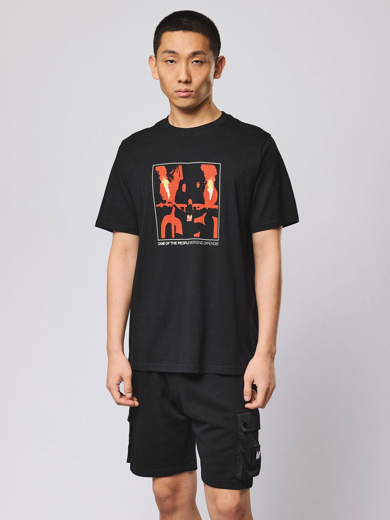 Weekend Offender Weekend Offender The People Graphic Short Sleeve T-shirt - Black