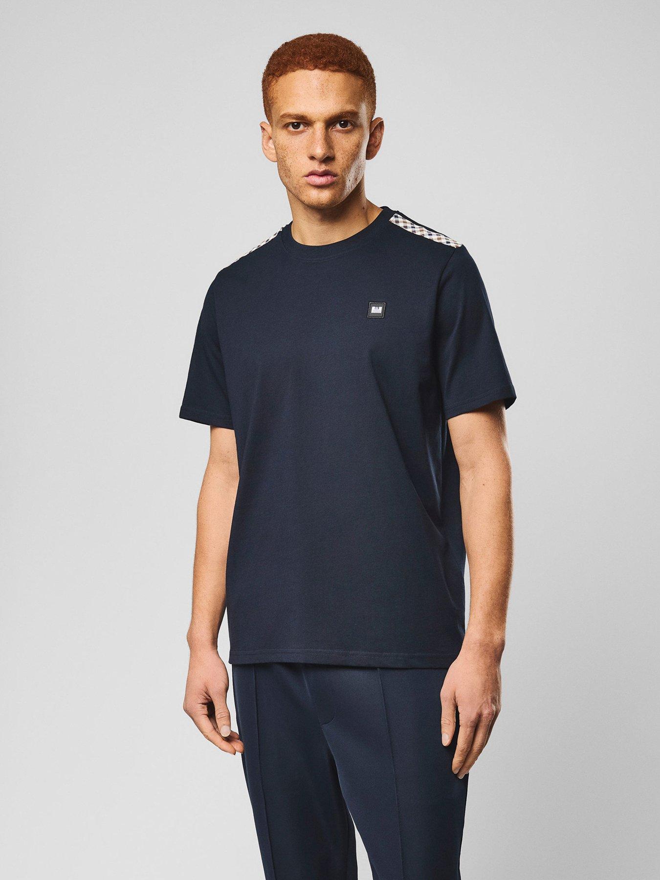 Image 1 of 5 of Weekend Offender Weekend Offender Medea Short Sleeve T-shirt - Navy