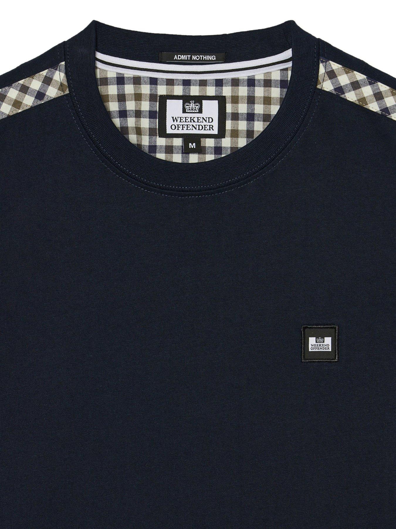 Image 5 of 5 of Weekend Offender Weekend Offender Medea Short Sleeve T-shirt - Navy