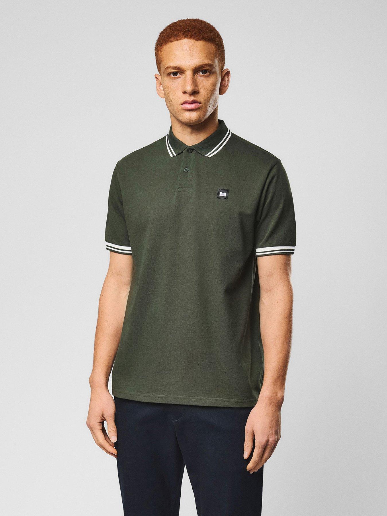 Weekend Offender Weekend Offender Levanto Short Sleeve Polo Shirt - Green