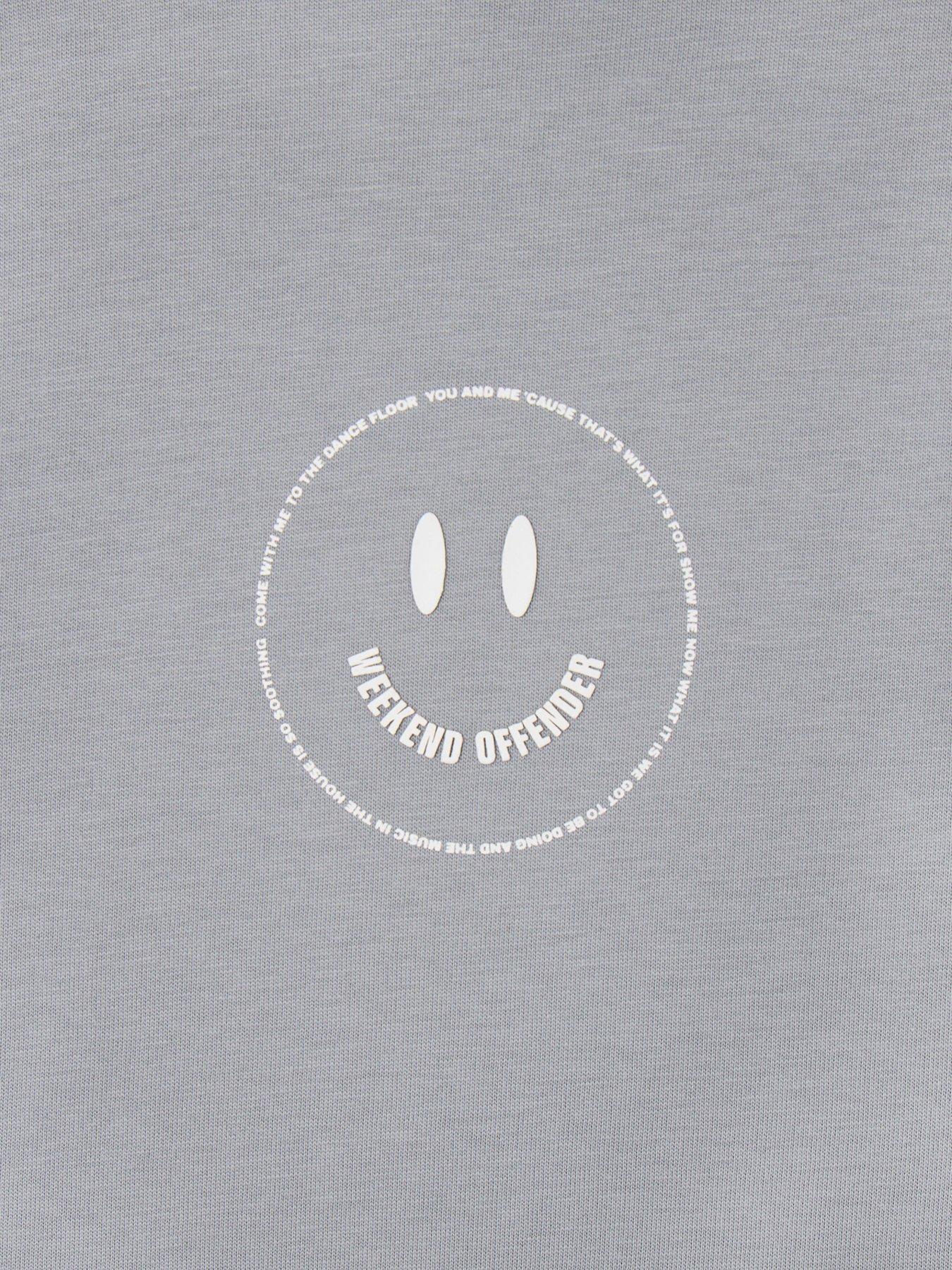 Image 5 of 5 of Weekend Offender Weekend Offender Away Short Sleeve T-shirt - Grey