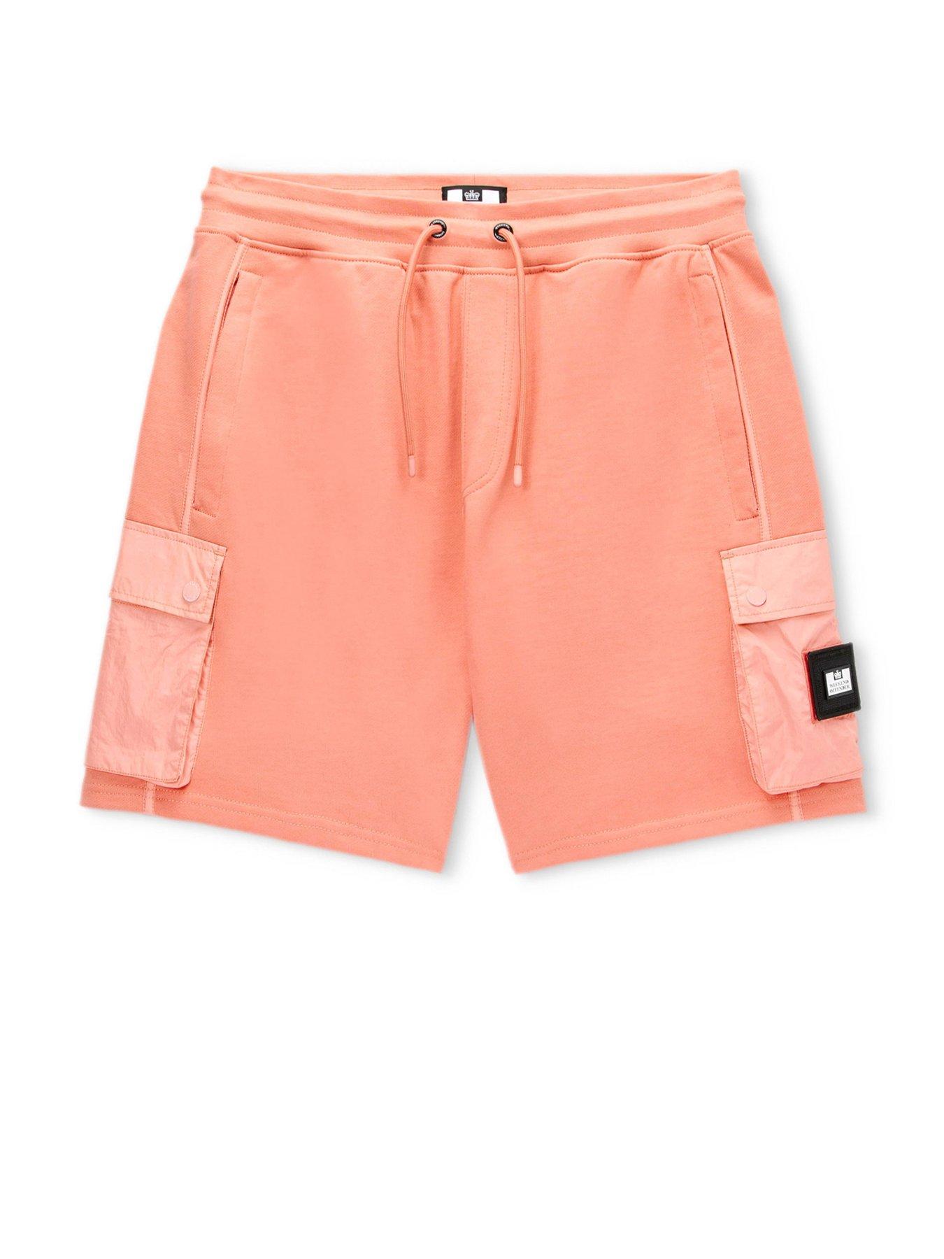 Image 4 of 7 of Weekend Offender Weekend Offender Noreaster Technical Sweat Shorts - Orange