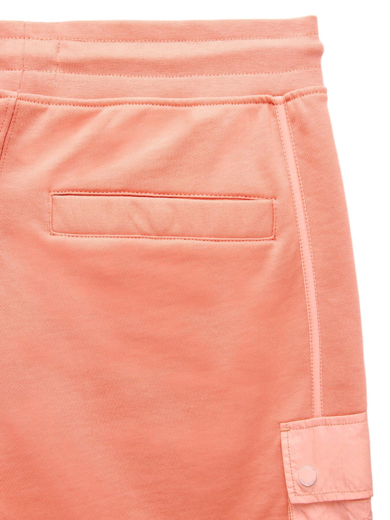 Image 7 of 7 of Weekend Offender Weekend Offender Noreaster Technical Sweat Shorts - Orange